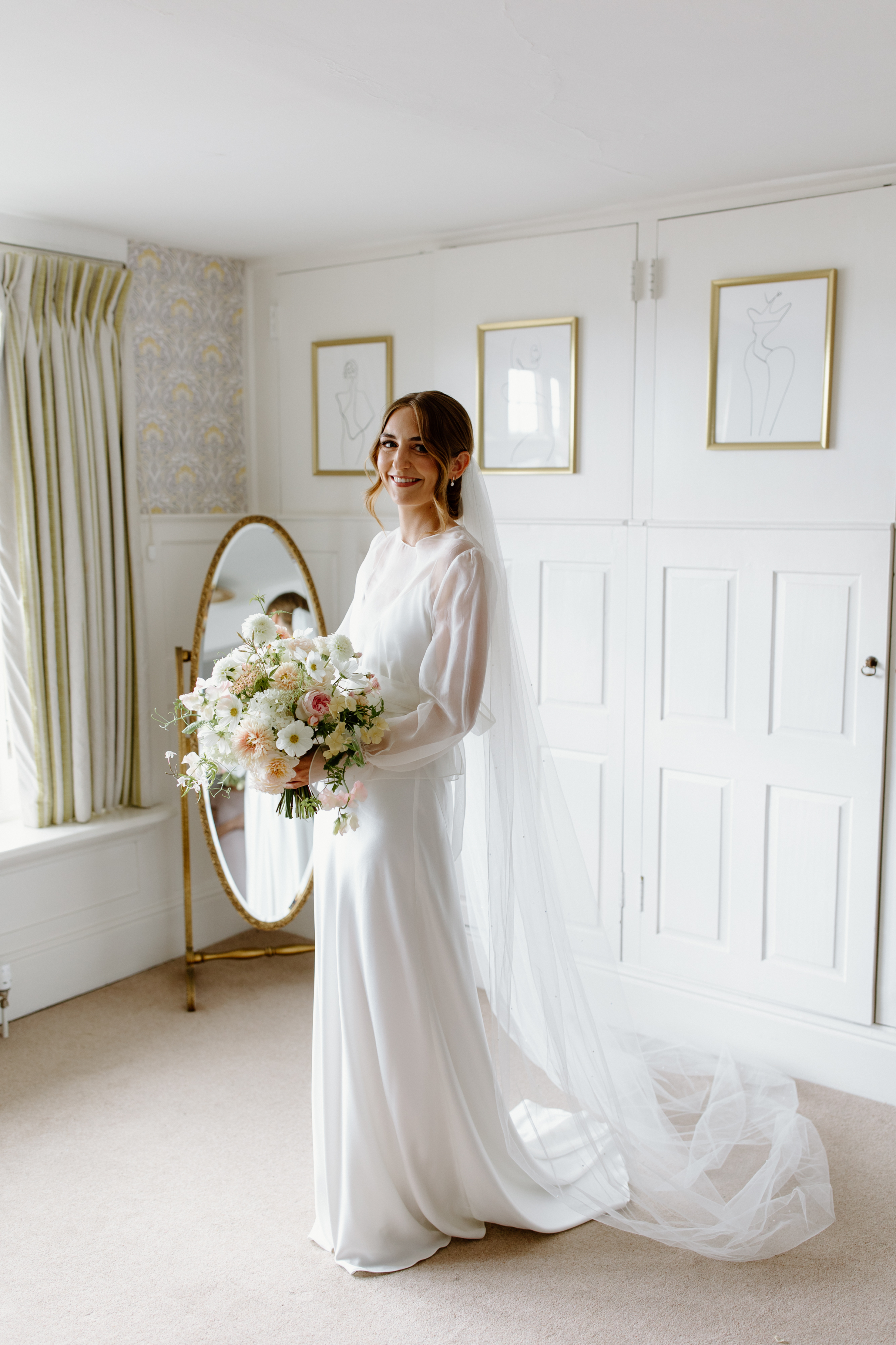 Katie in The Own Studio For Her Elegant Summer Wedding at Broadfield Court 15 Broadfield Court Wedding 41