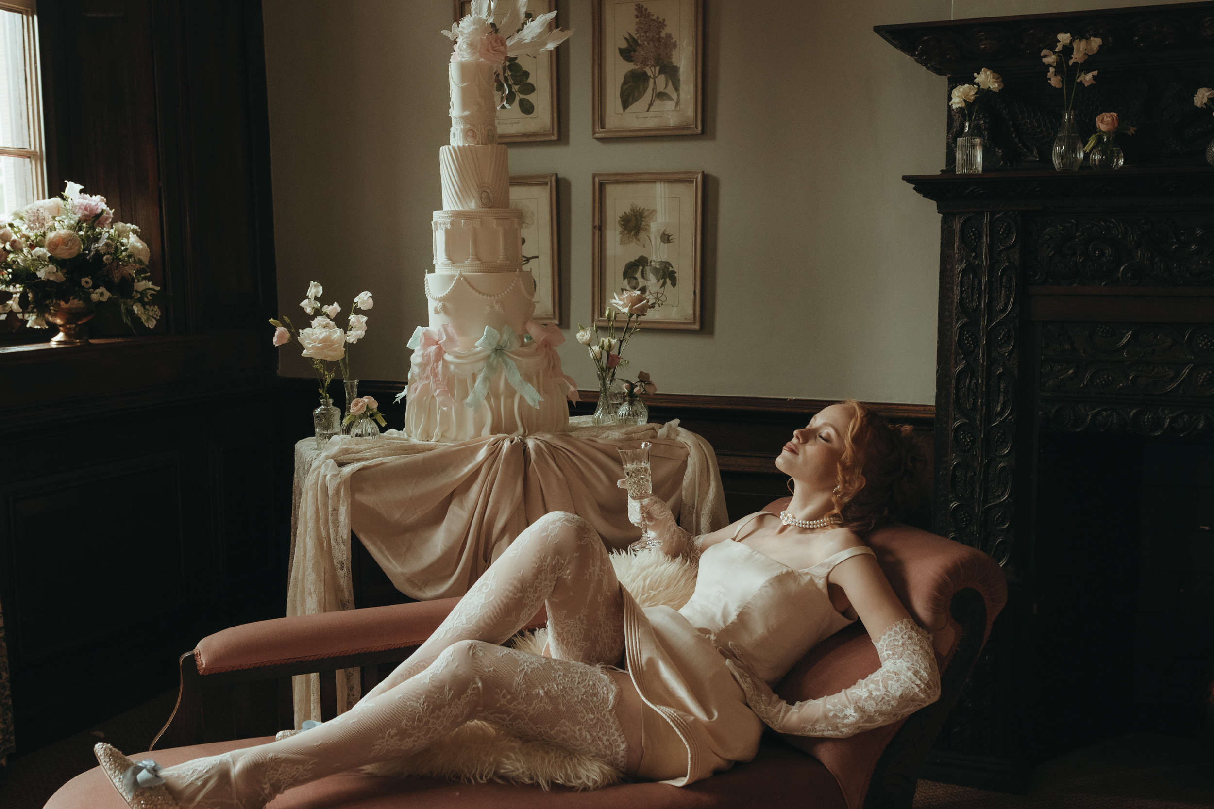 Bronwen Bridge Marie Antoinette Wedding Style 117