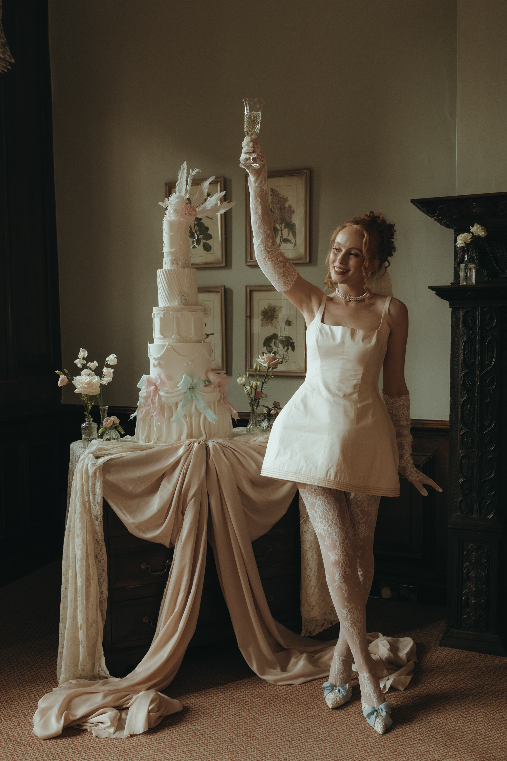 The New Reine: Marie Antoinette-Inspired Bridal Fashion by Bronwen Bridge 28 Bronwen Bridge Marie Antoinette Wedding Style 120