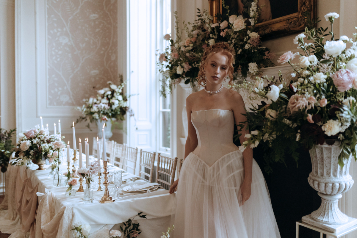 The New Reine: Marie Antoinette-Inspired Bridal Fashion by Bronwen Bridge 38 Bronwen Bridge Marie Antoinette Wedding Style 27 1