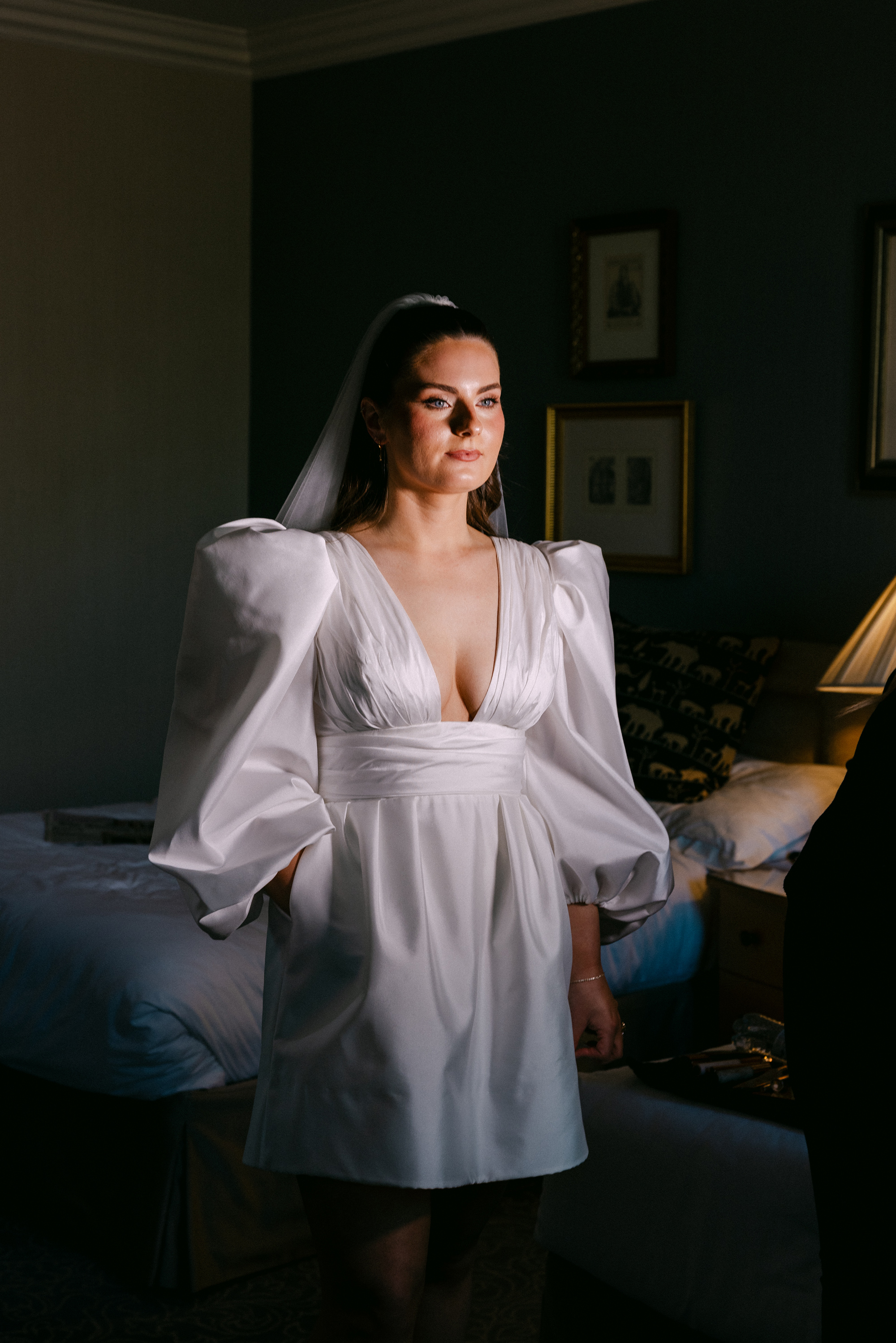 Beauty Journalist Tori’s Intimate London Pub Wedding & By Watters Short, Puff Sleeve Dress 29 Intimate London Pub Wedding 10