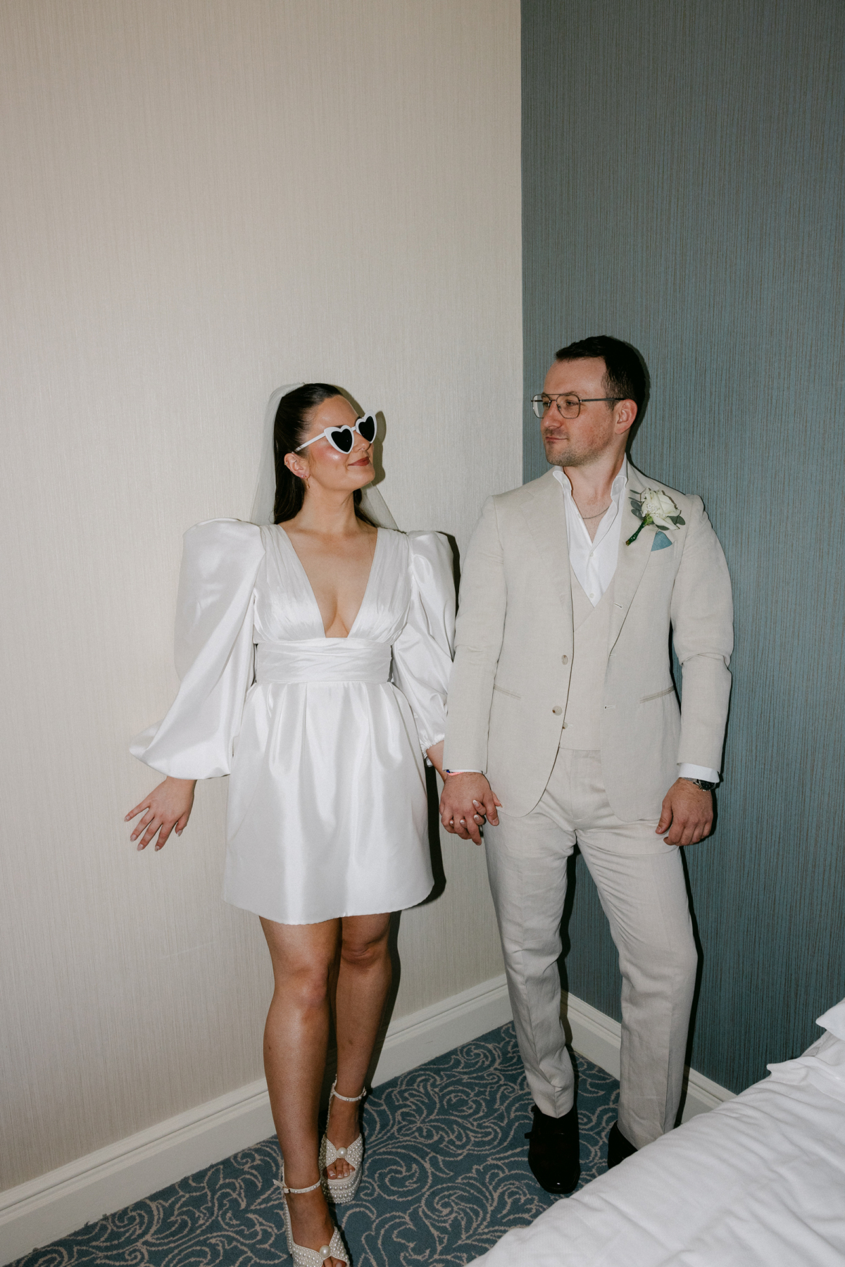 Beauty Journalist Tori’s Intimate London Pub Wedding & By Watters Short, Puff Sleeve Dress 54 Intimate London Pub Wedding 15