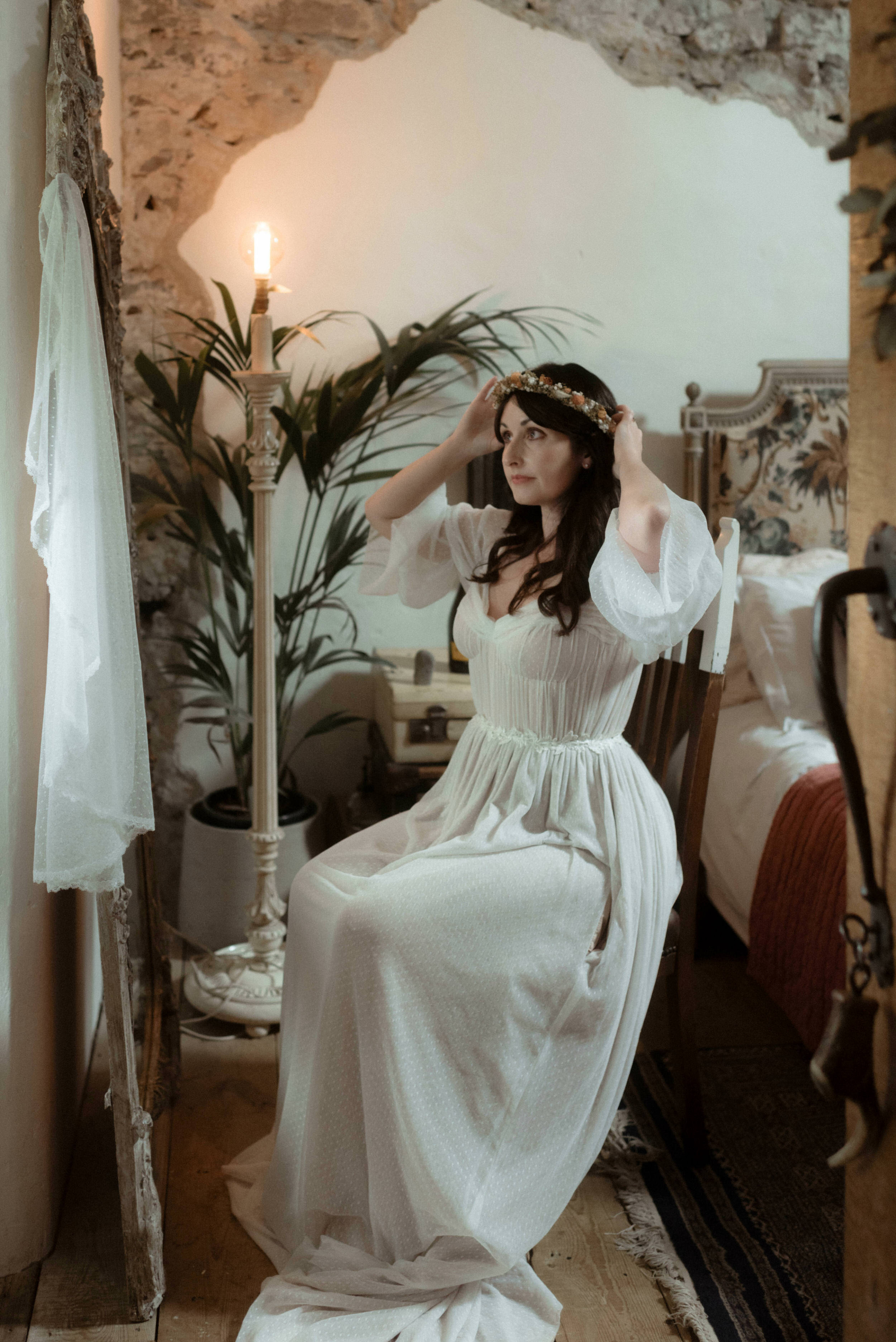 Charlotte In Ailsa Munro For Her Romantic & Intimate Wedding at Kilmartin Castle 30 Intimate Scottish Castle Wedding Kilmartin The Caryls Photography 94 1
