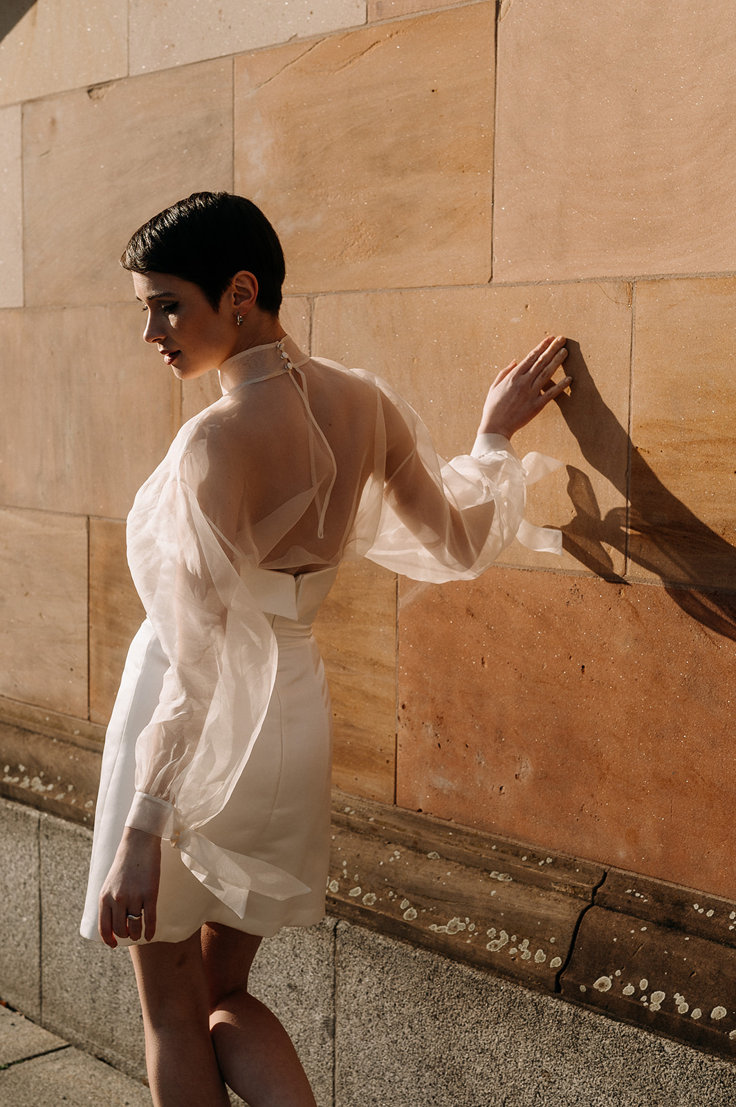 How To Choose a Wedding Dress by Frida Hoffman-Clark of Kladek Paris 28 Chic modern bridal mini dress, by Kladek Paris.