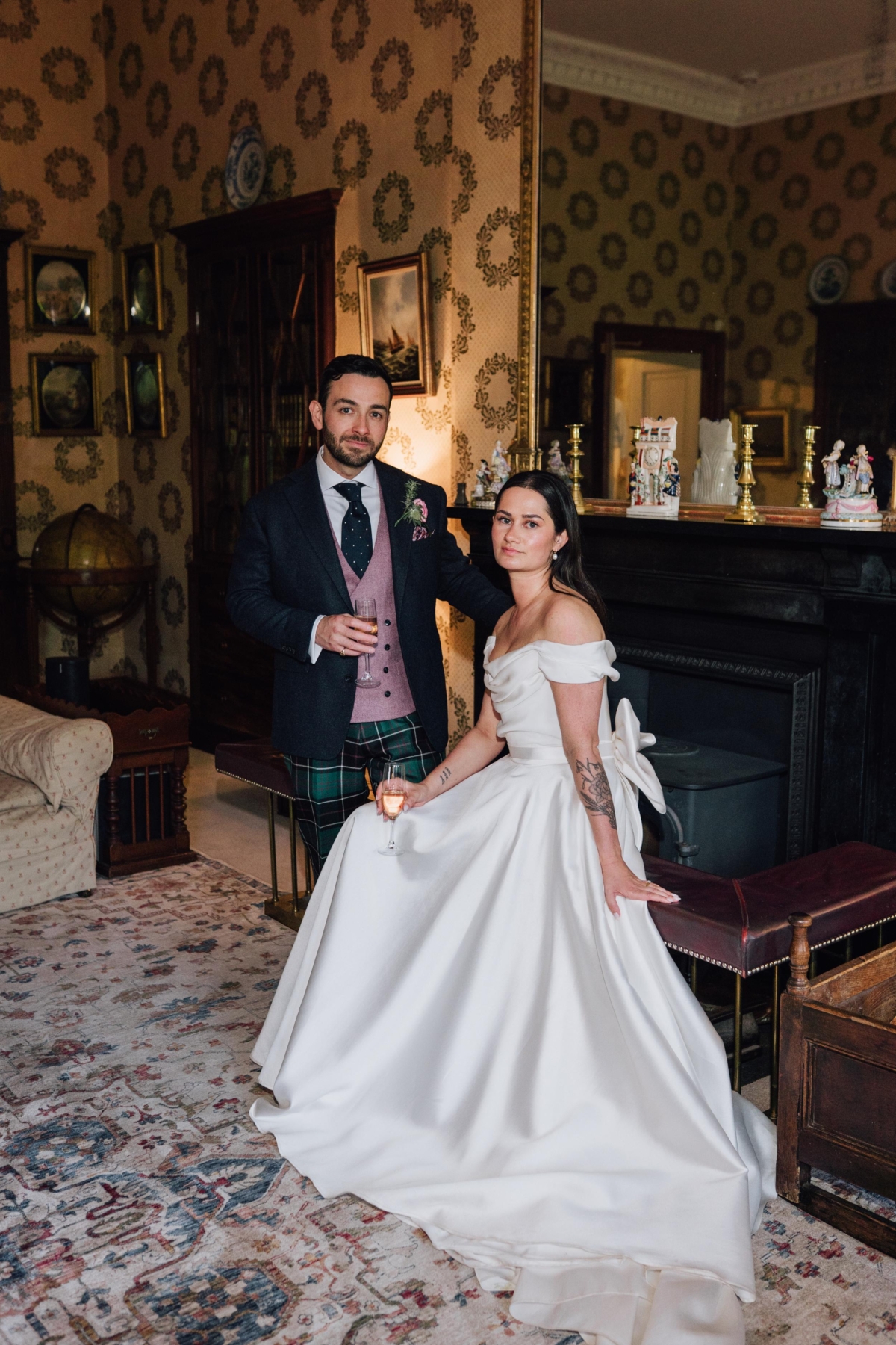 A Romantic, Richard Curtis Inspired Wedding at Pennard House 73 Pennard House wedding Halfpenny London 166