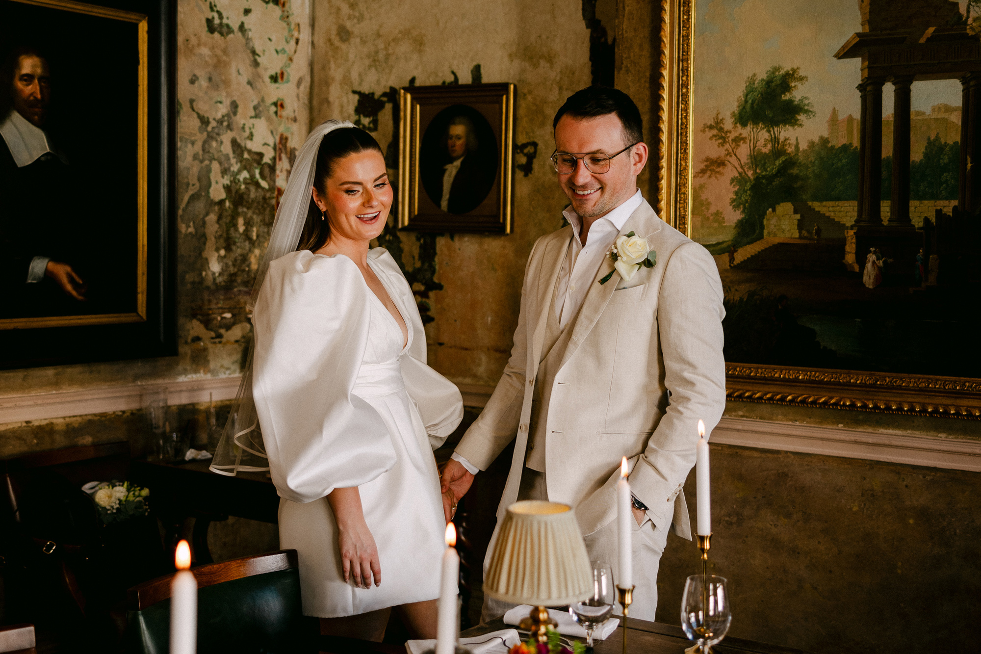 Pub wedding mini wedding dress