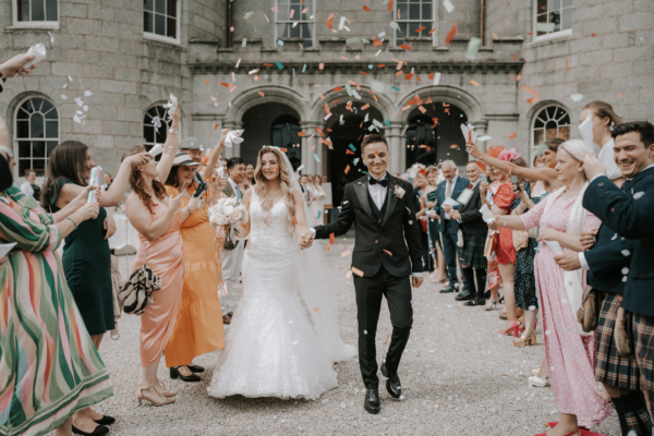 A Romantic Multicultural Wedding at Cluny Castle in Aberdeenshire