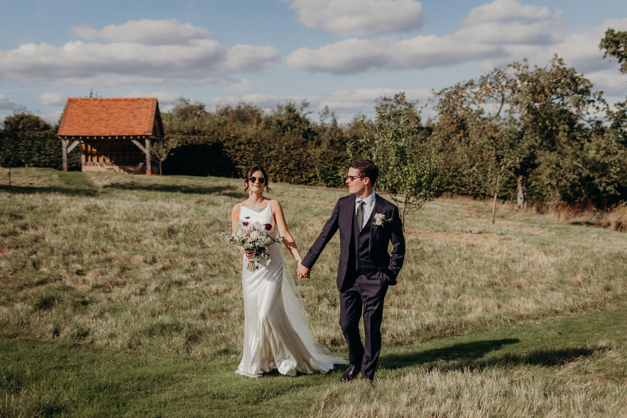 Ellie and Harry Primrose Hill Farm LMD submission landscape 34 - Ellie in Andrea Hawkes for her Primrose Hill Farm Wedding in Oxfordshire Ellie and Harry Primrose Hill Farm LMD submission landscape 34
