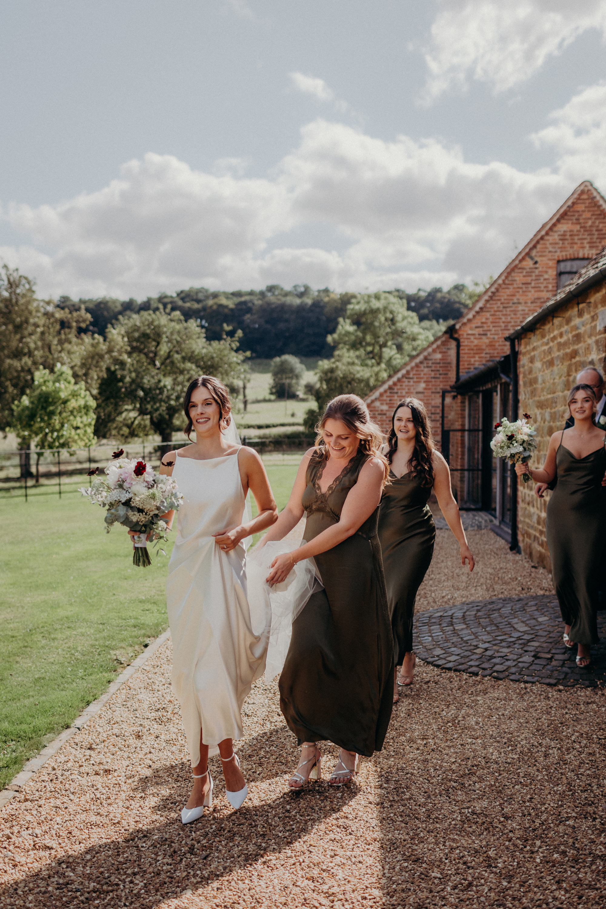 Ellie and Harry Primrose Hill Farm LMD submission portrait 10 - Ellie in Andrea Hawkes for her Primrose Hill Farm Wedding in Oxfordshire Ellie and Harry Primrose Hill Farm LMD submission portrait 10