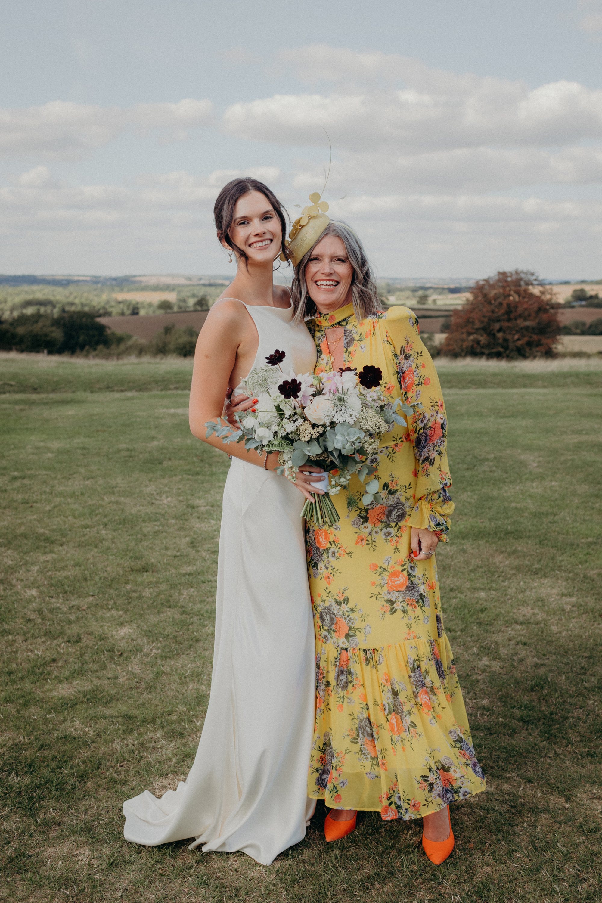 Ellie and Harry Primrose Hill Farm LMD submission portrait 19 - Ellie in Andrea Hawkes for her Primrose Hill Farm Wedding in Oxfordshire Ellie and Harry Primrose Hill Farm LMD submission portrait 19
