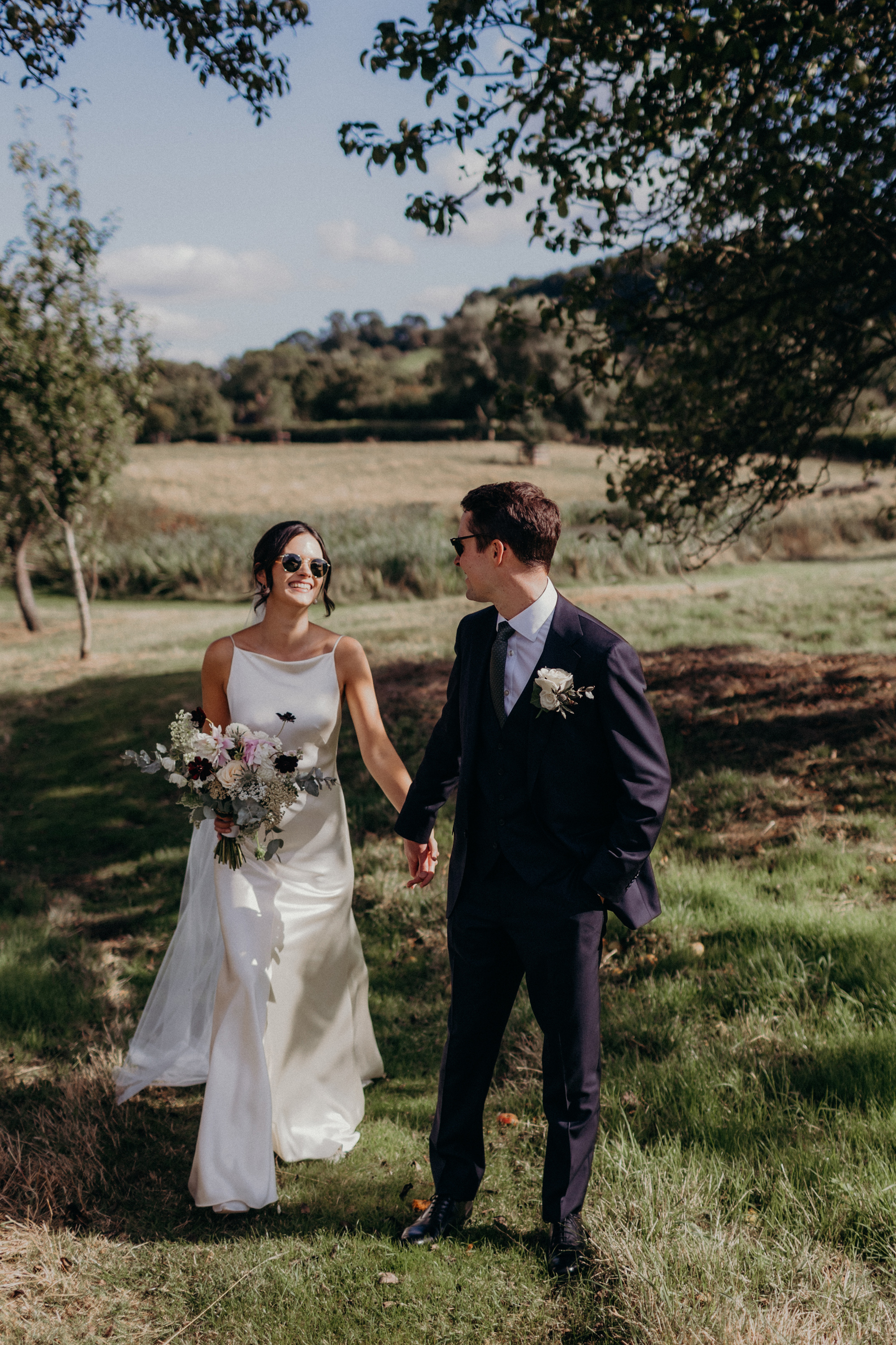 Ellie and Harry Primrose Hill Farm LMD submission portrait 24 - Ellie in Andrea Hawkes for her Primrose Hill Farm Wedding in Oxfordshire Ellie and Harry Primrose Hill Farm LMD submission portrait 24