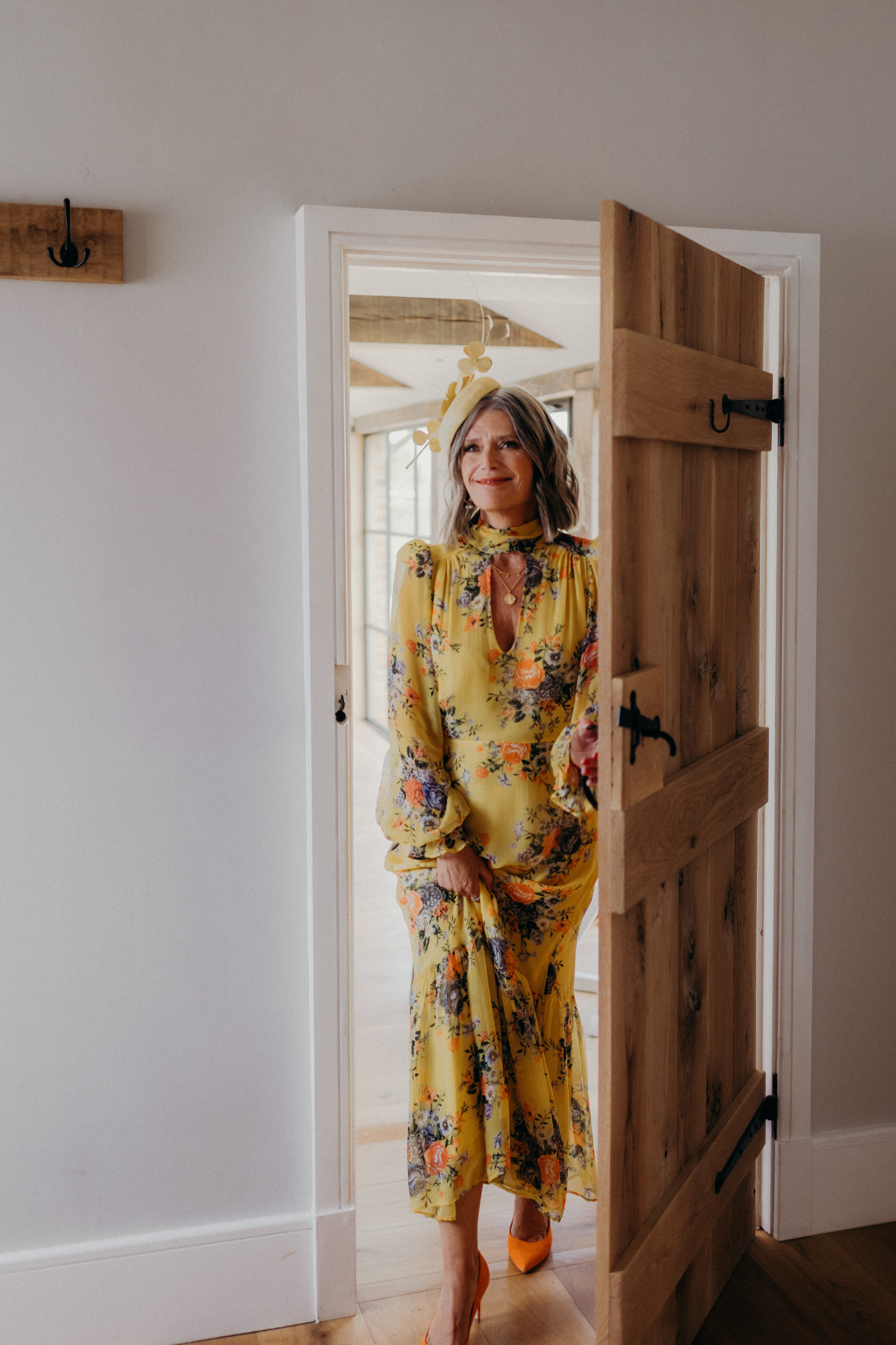 Ellie and Harry Primrose Hill Farm LMD submission portrait 9 - Ellie in Andrea Hawkes for her Primrose Hill Farm Wedding in Oxfordshire Ellie and Harry Primrose Hill Farm LMD submission portrait 9