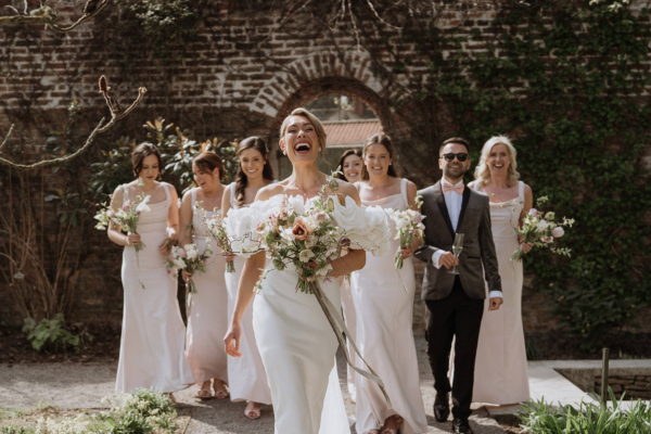 Lucy Wore Eva Lendel For Her Spring Wedding at Middleton Lodge