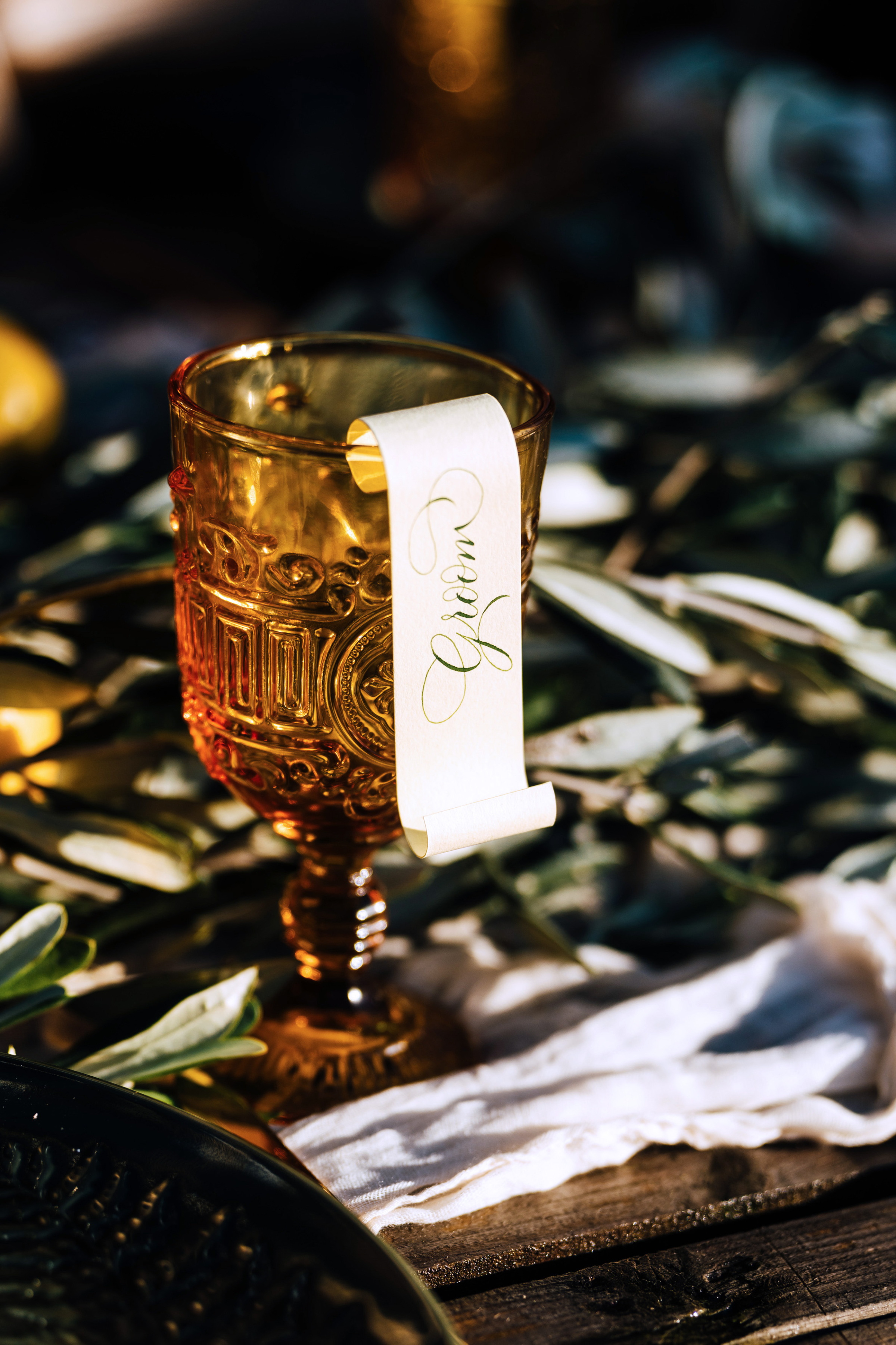 Summer in Tuscany wedding inspiration By Moon and Tide Calligraphy and Hannah Hall Photography 2 - Italian-Inspired Wedding Ideas with Sunlit Yellows & Handwritten Calligraphy Summer in Tuscany wedding inspiration By Moon and Tide Calligraphy and Hannah Hall Photography 2