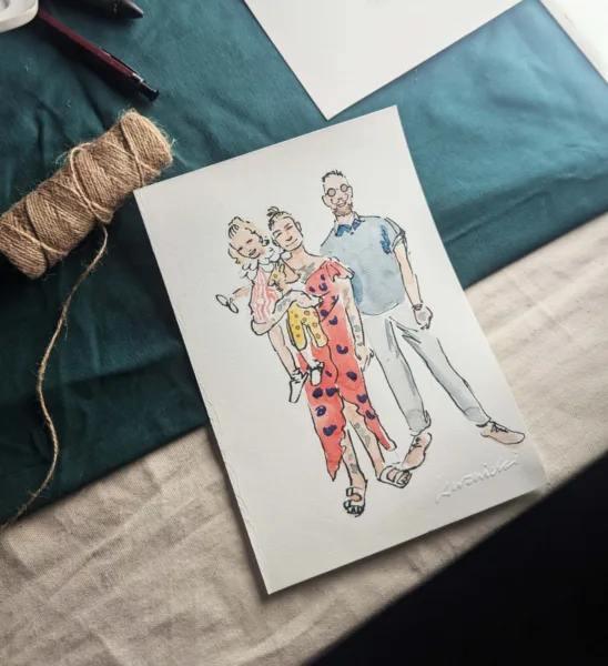 Live wedding illustrator, Kuznicki Live