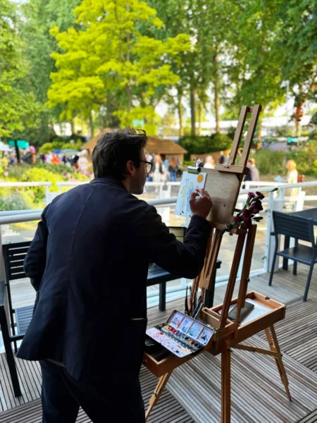 Live wedding illustrator, Kuznicki Live