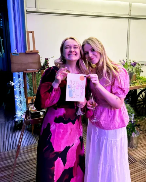 Live wedding illustrator, Kuznicki Live