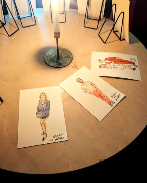 Live wedding illustrator, Kuznicki Live