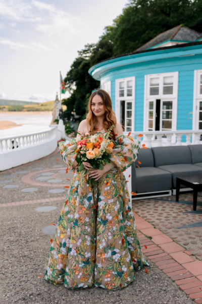 Greta & Brendan’s Romantic & Baroque Inspired Wedding at Portmeirion