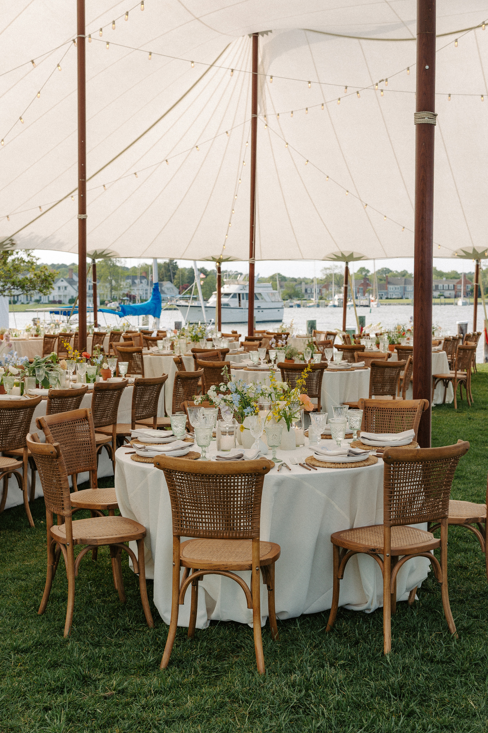 Alexandra Grecco Bride Harriet Gown The Chesapeake Bay Maritime Museum Wedding 169 - Caroline in Alexandra Grecco for her Coastal Inspired Wedding Alexandra Grecco Bride Harriet Gown The Chesapeake Bay Maritime Museum Wedding 169