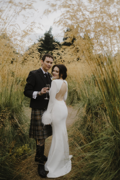 Grant & Mimmi’s Effortlessly Elegant Wedding at Boath House in Nairn