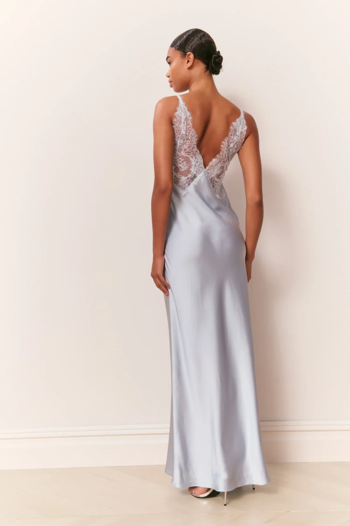 Iridia Satin Maxi Slip Dress