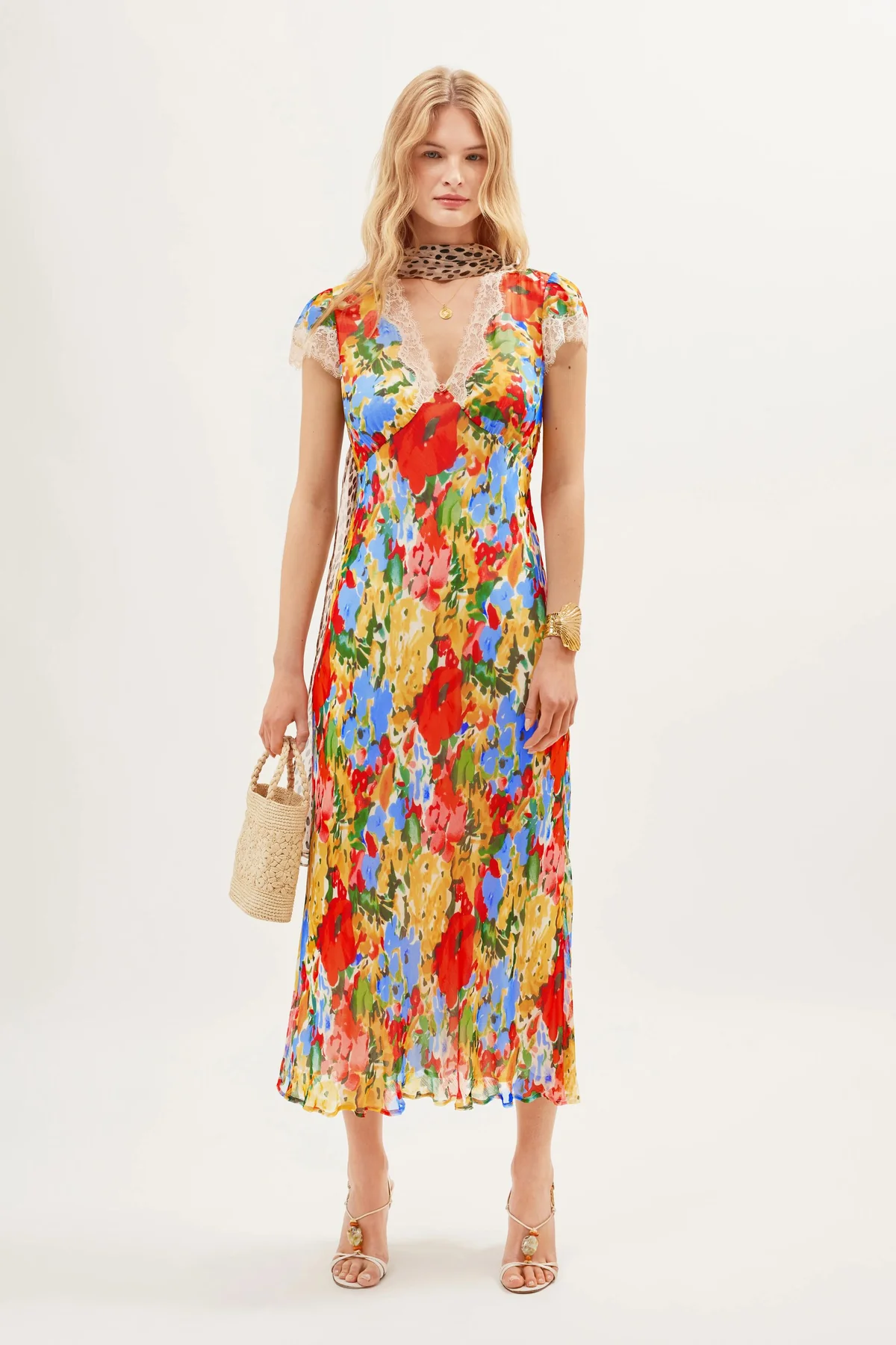 Clarice Chiffon Midi Dress