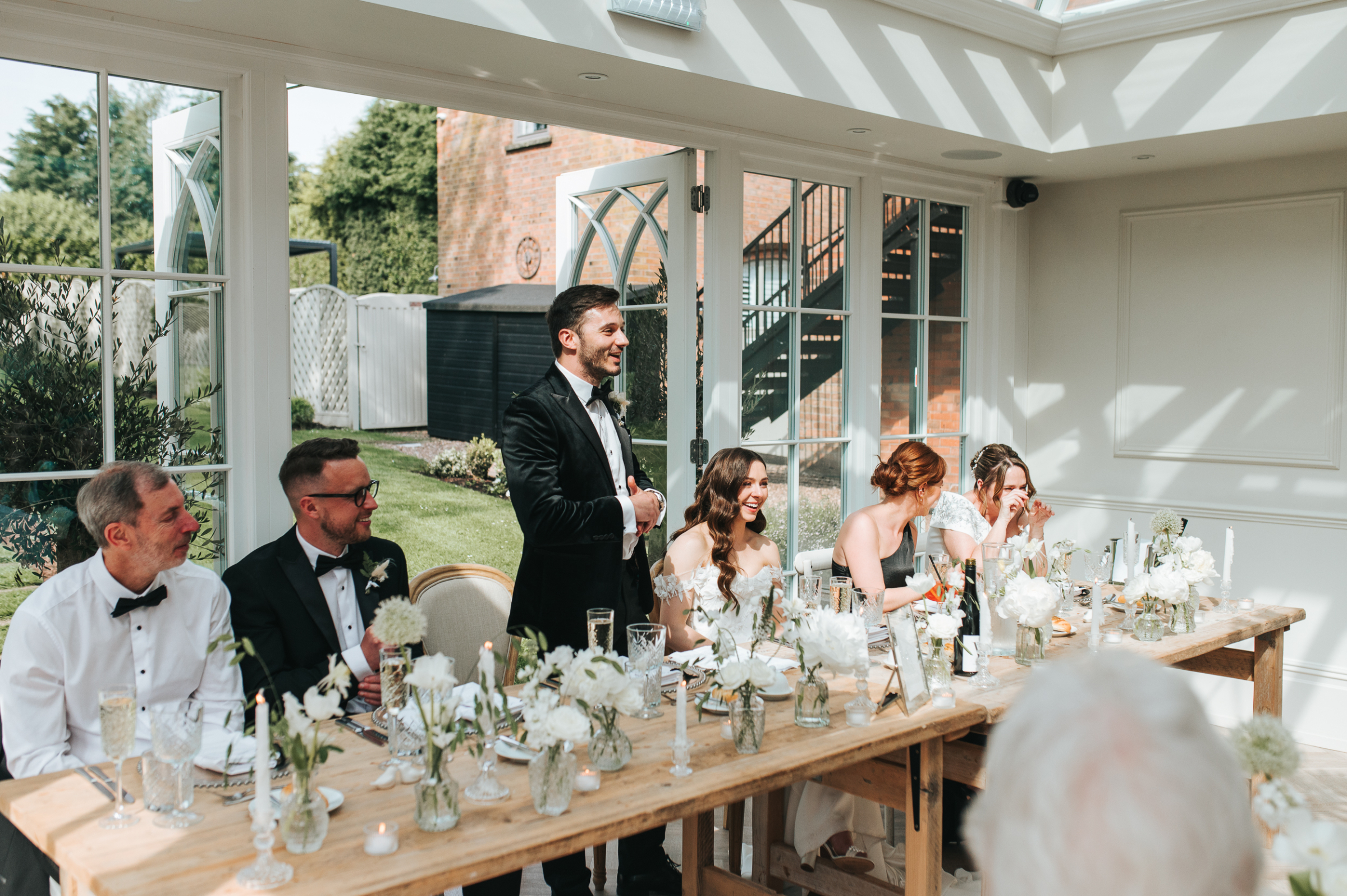Suzanne Neville Bride Old Vicarage Wedding 110 - Victoria in Suzanne Neville for her Classy & Minimalist Wedding in Neutral Tones Suzanne Neville Bride Old Vicarage Wedding 110