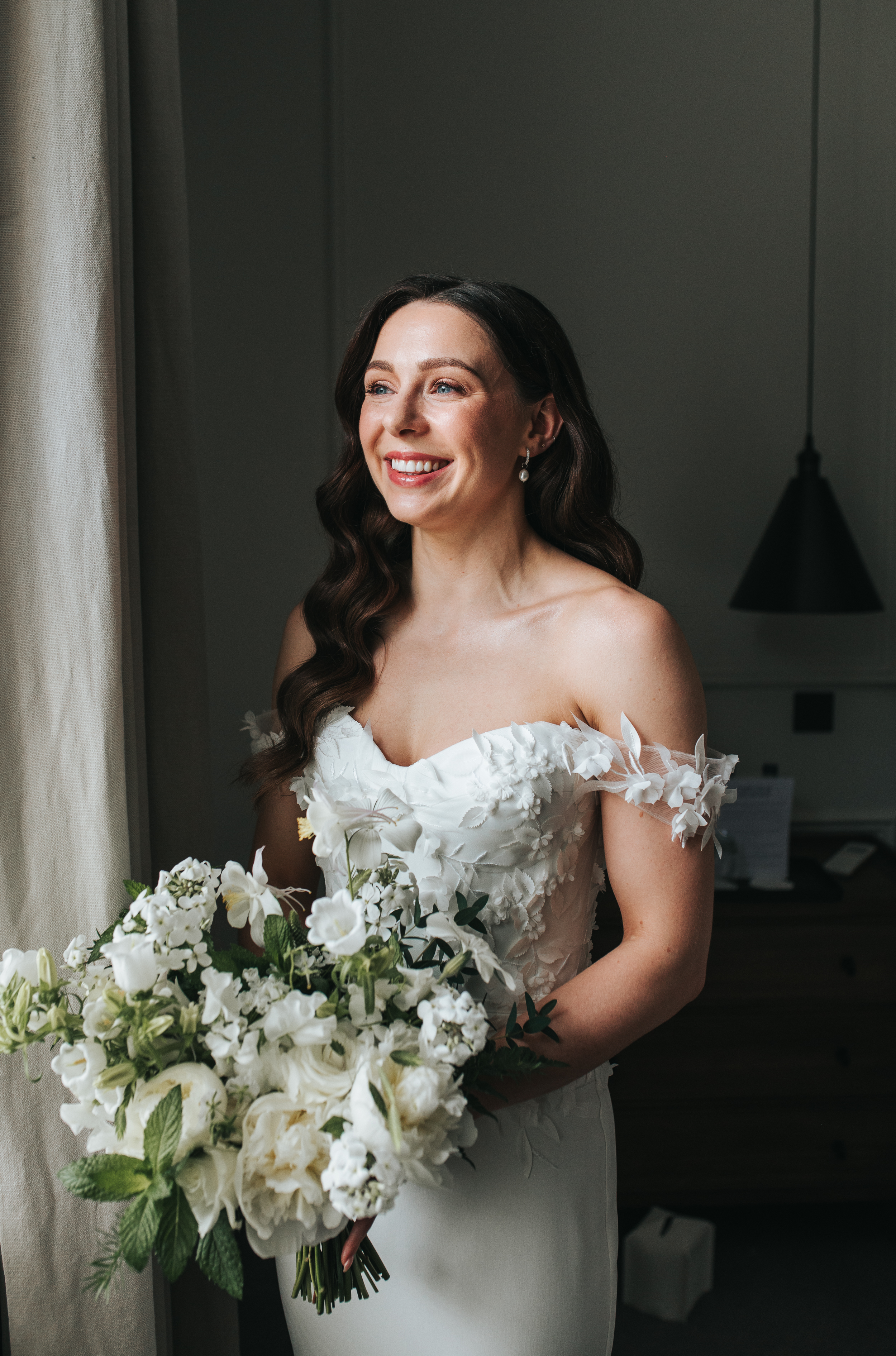 Suzanne Neville Bride Old Vicarage Wedding 20 - Victoria in Suzanne Neville for her Classy & Minimalist Wedding in Neutral Tones Suzanne Neville Bride Old Vicarage Wedding 20