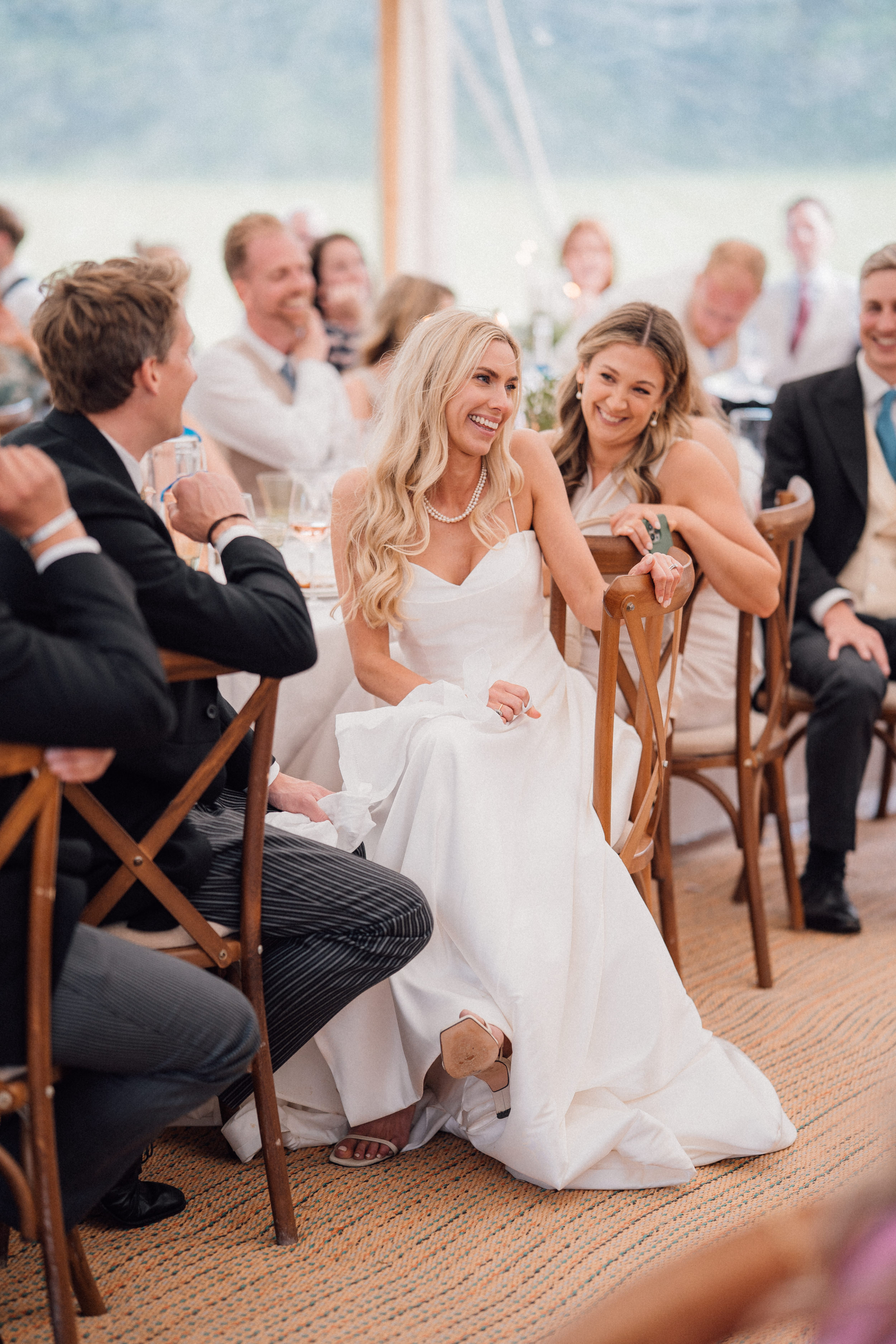 Vera Wang bride Marquee Wedding at Home 108 - A Beautiful Summer Marquee Wedding at Home in the English Countryside Vera Wang bride Marquee Wedding at Home 108