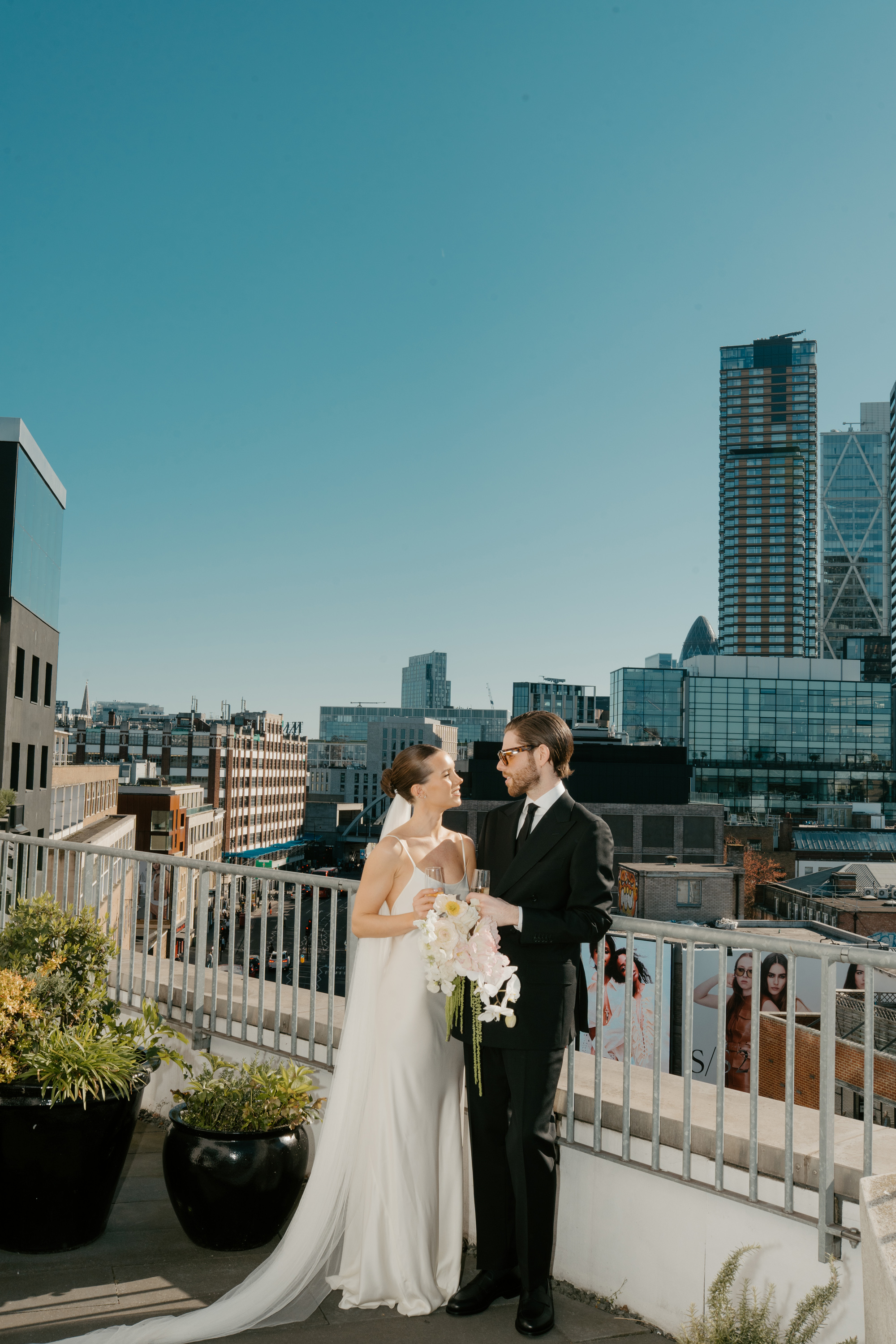 Victoria Beckham Bride London Wedding 12 - Jessica Wore Victoria Beckham for her Classic, Modern & Minimalist London Wedding Victoria Beckham Bride London Wedding 12