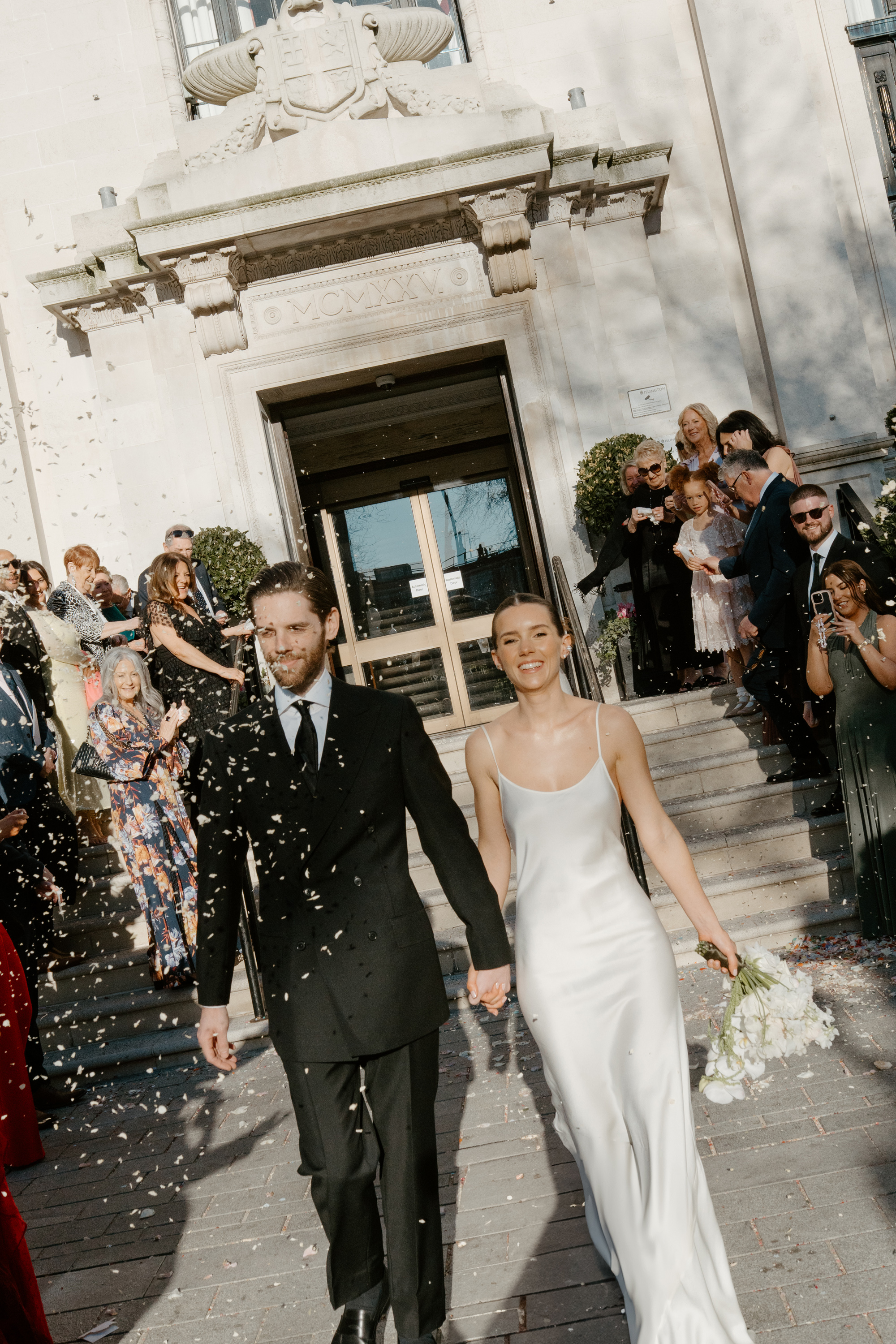 Victoria Beckham Bride London Wedding 45 - Jessica Wore Victoria Beckham for her Classic, Modern & Minimalist London Wedding Victoria Beckham Bride London Wedding 45