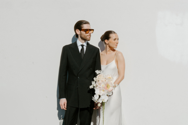 Jessica Wore Victoria Beckham for her Classic, Modern & Minimalist London Wedding
