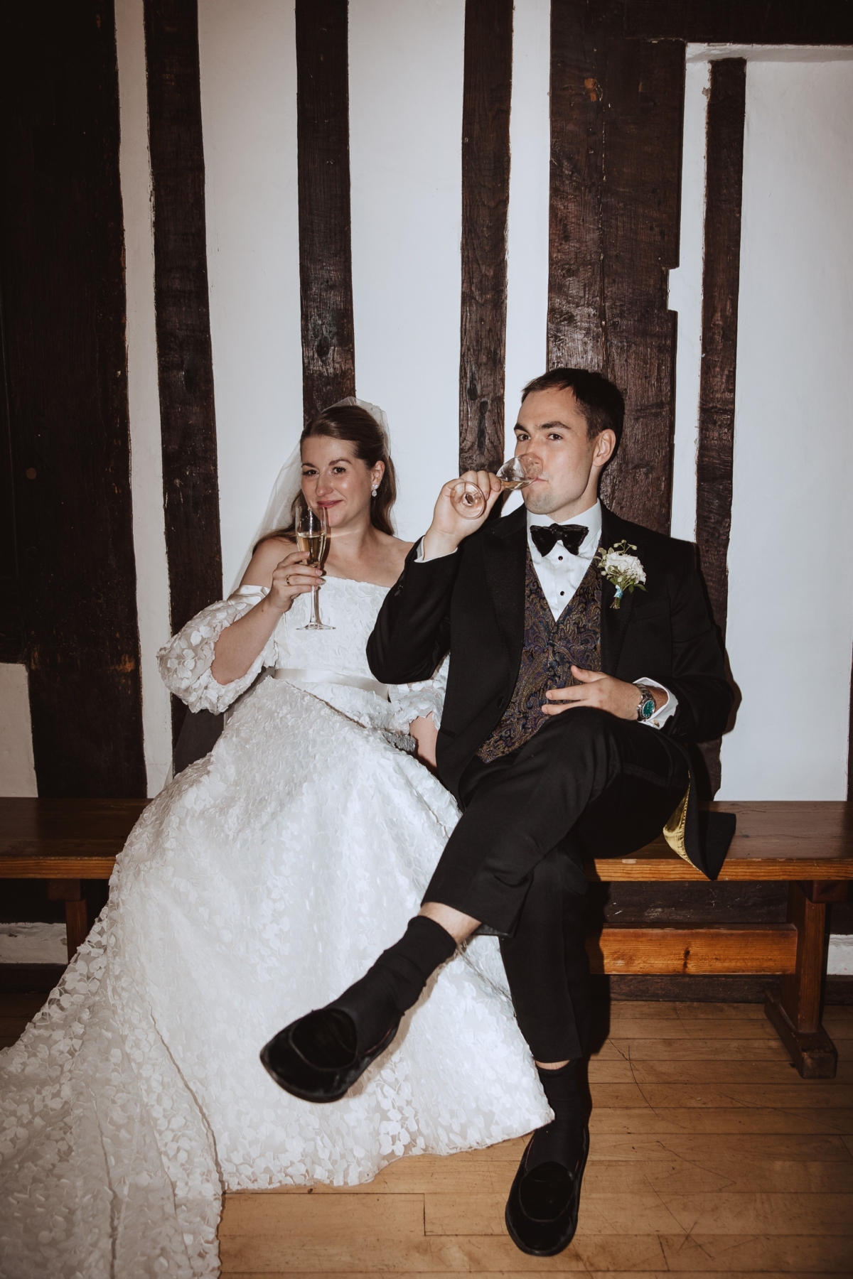 Bore Place Wedding Sassi Holford bride 125 1 - Hatty & Ben’s Nancy Meyers Inspired Black Tie Wedding at Bore Place, Kent Bore Place Wedding Sassi Holford bride 125 1