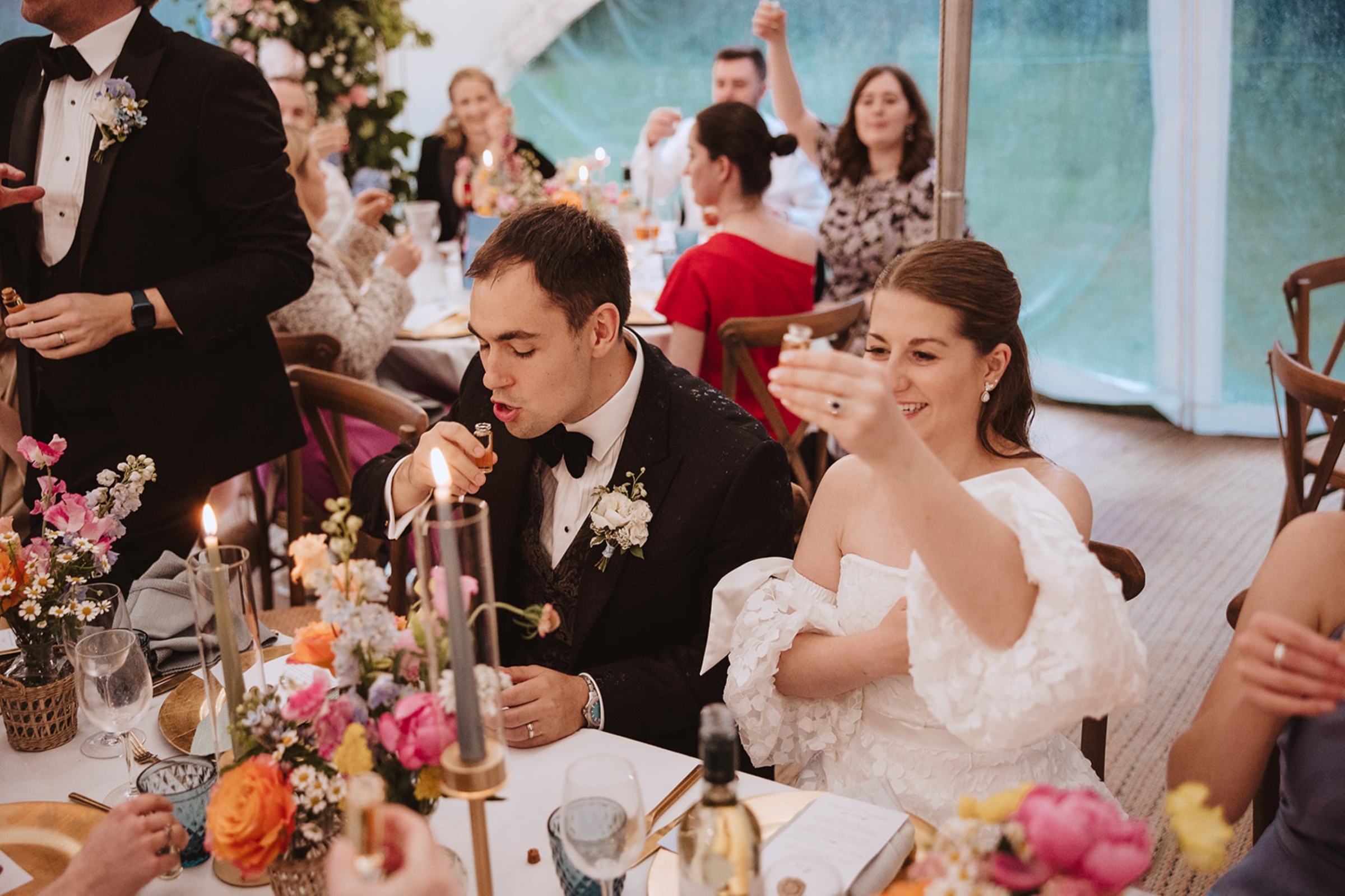 Bore Place Wedding Sassi Holford bride 154 1 - Hatty & Ben’s Nancy Meyers Inspired Black Tie Wedding at Bore Place, Kent Bore Place Wedding Sassi Holford bride 154 1