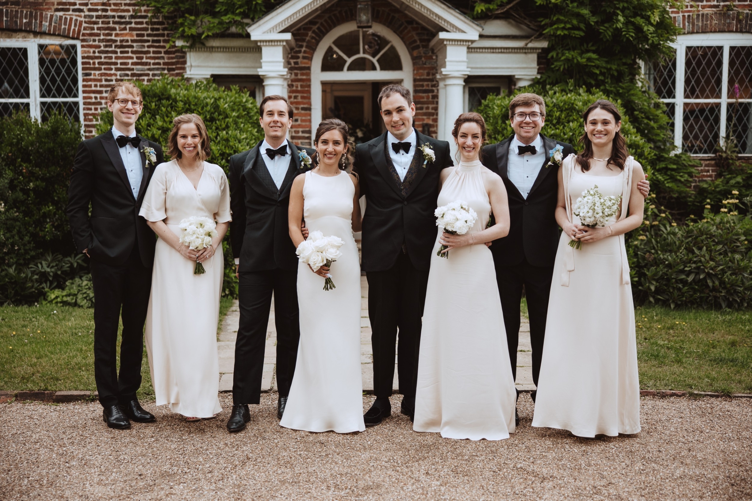 Bore Place Wedding Sassi Holford bride 51 - Hatty & Ben’s Nancy Meyers Inspired Black Tie Wedding at Bore Place, Kent Bore Place Wedding Sassi Holford bride 51