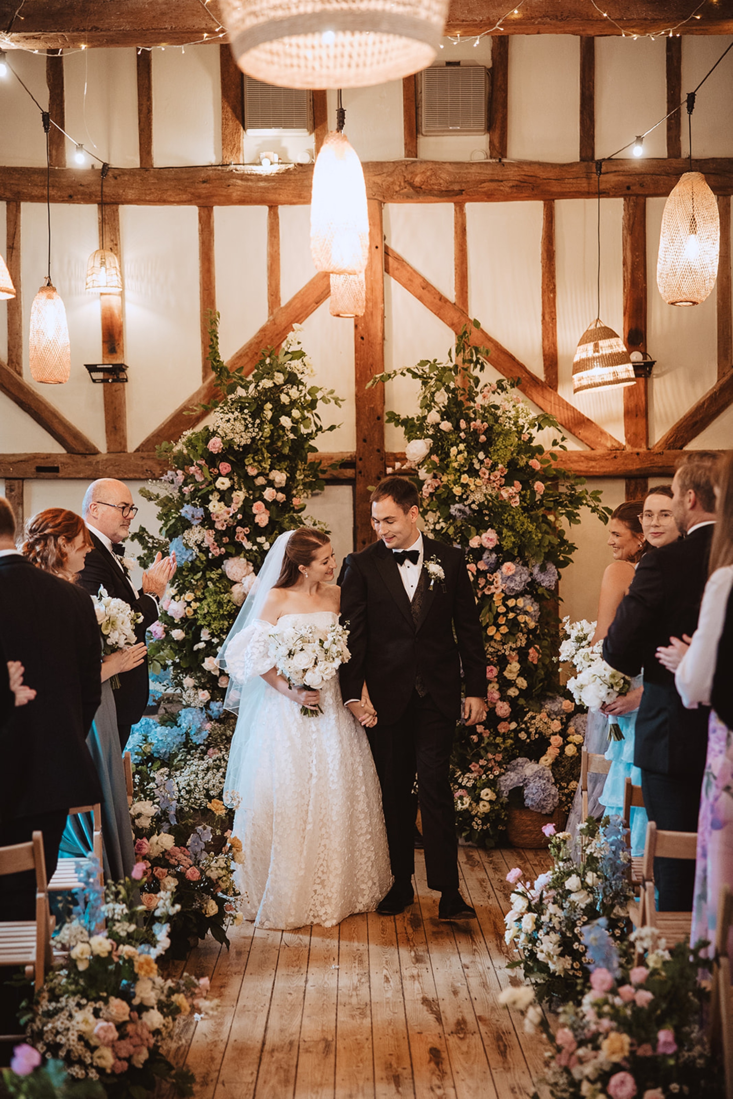 Bore Place Wedding Sassi Holford bride 78 - Hatty & Ben’s Nancy Meyers Inspired Black Tie Wedding at Bore Place, Kent Bore Place Wedding Sassi Holford bride 78