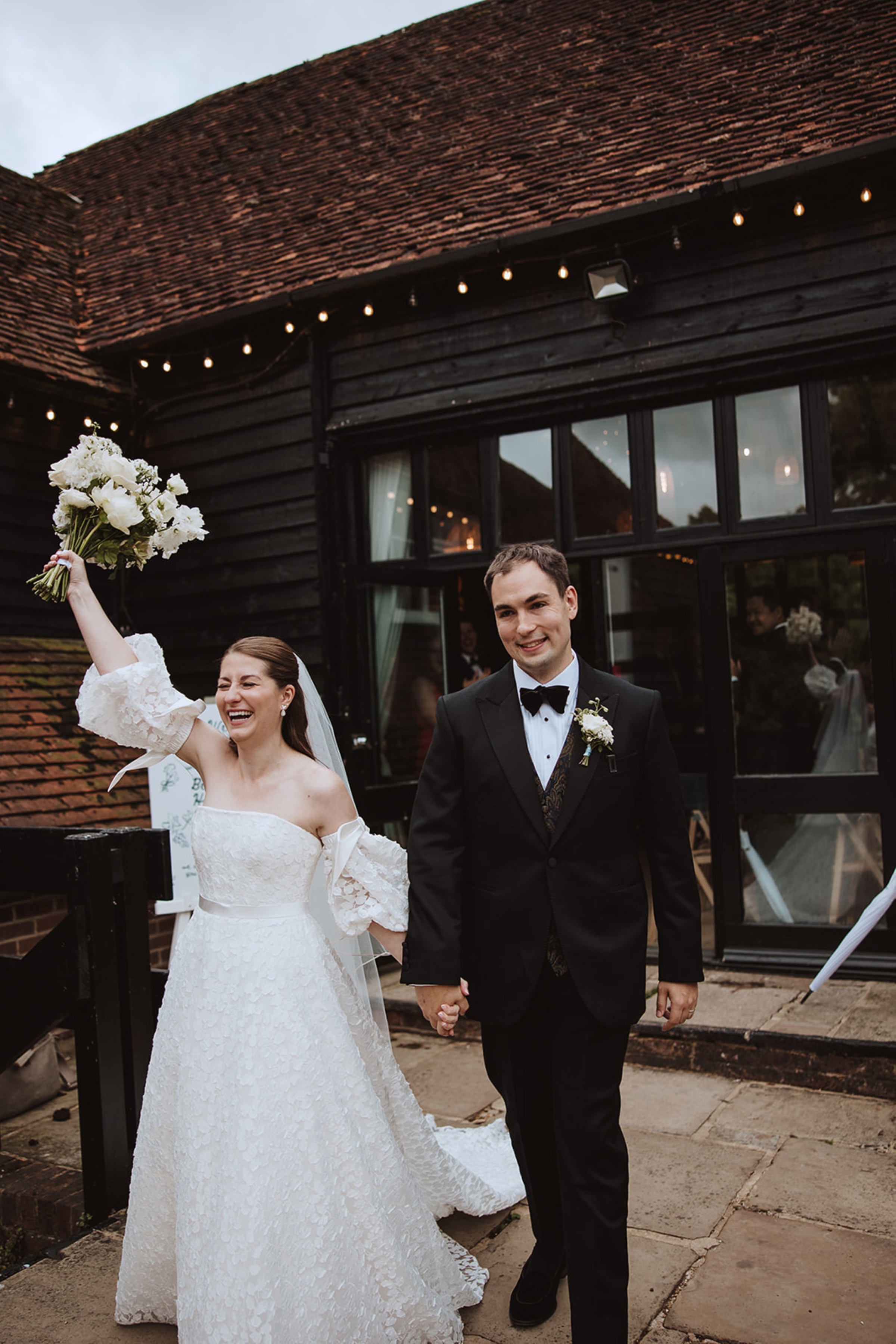 Bore Place Wedding Sassi Holford bride 81 - Hatty & Ben’s Nancy Meyers Inspired Black Tie Wedding at Bore Place, Kent Bore Place Wedding Sassi Holford bride 81