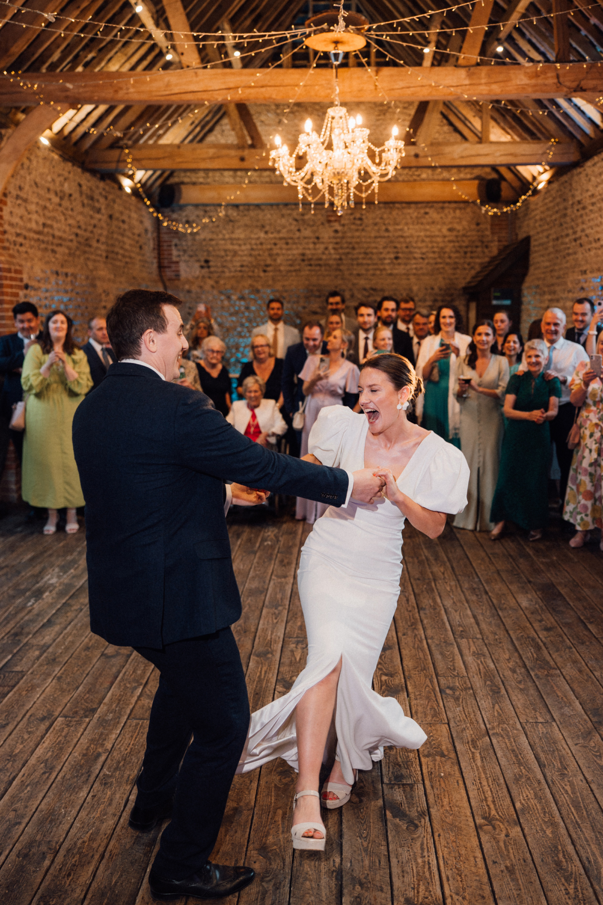 Cissbury Wedding Bowl of Corks Photography 112 - Amelia and Tobias' Cissbury Wedding with a Puff Sleeved Dress & Bridesmaids in Pastel Cissbury Wedding Bowl of Corks Photography 112