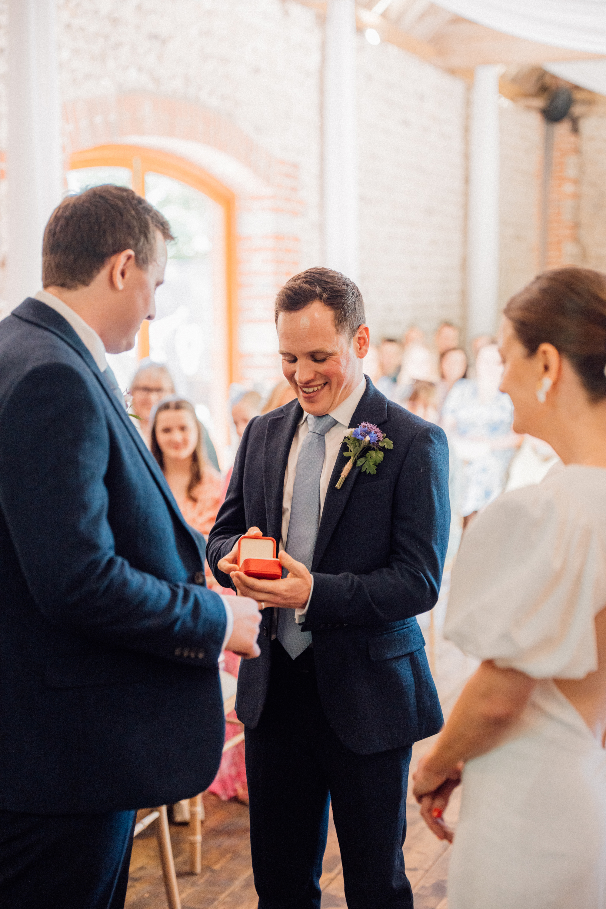 Cissbury Wedding Bowl of Corks Photography 46 - Amelia and Tobias' Cissbury Wedding with a Puff Sleeved Dress & Bridesmaids in Pastel Cissbury Wedding Bowl of Corks Photography 46