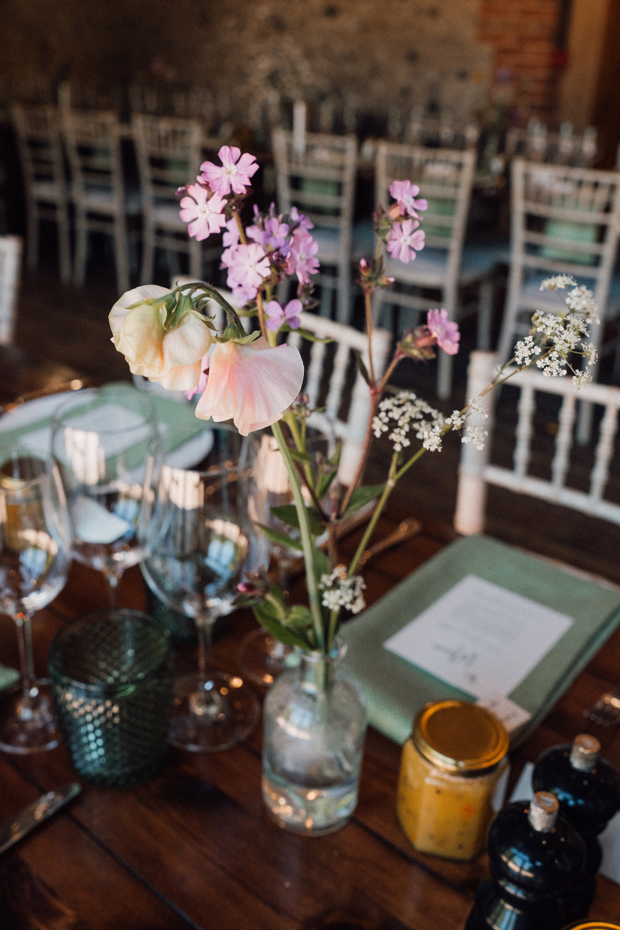 Cissbury Wedding Bowl of Corks Photography 75 - Amelia and Tobias' Cissbury Wedding with a Puff Sleeved Dress & Bridesmaids in Pastel Cissbury Wedding Bowl of Corks Photography 75