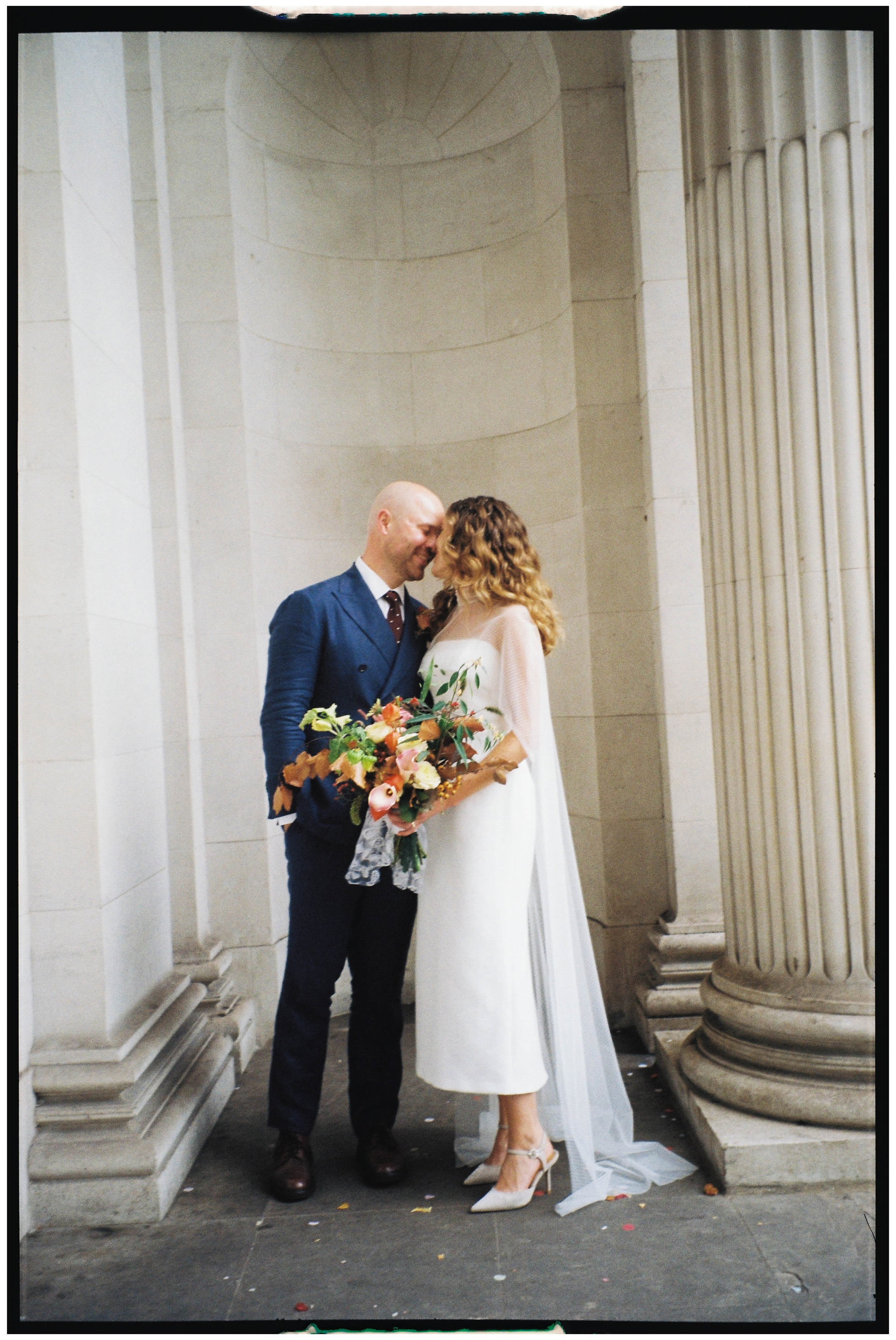 MJ Miss Bush Bridal 35mm London Wedding Union Club Soho The Chamberlins Film Medium Format Photography London Surrey 47 - A Chic & Modern London Wedding with a Nortier Dress & Cape MJ Miss Bush Bridal 35mm London Wedding Union Club Soho The Chamberlins Film Medium Format Photography London Surrey 47