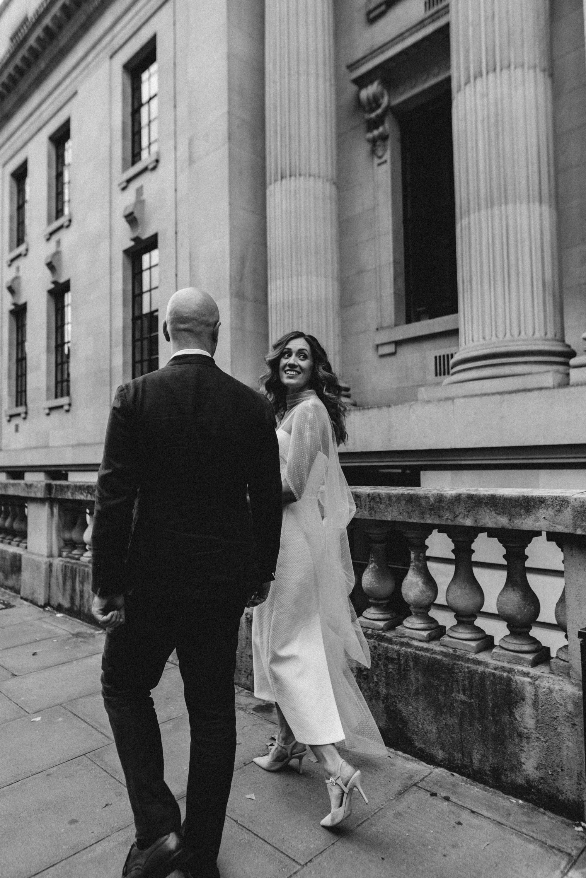 MJ Miss Bush Bridal London Wedding Union Club Soho The Chamberlins Film Medium Format Photography London Surrey 395 - A Chic & Modern London Wedding with a Nortier Dress & Cape MJ Miss Bush Bridal London Wedding Union Club Soho The Chamberlins Film Medium Format Photography London Surrey 395