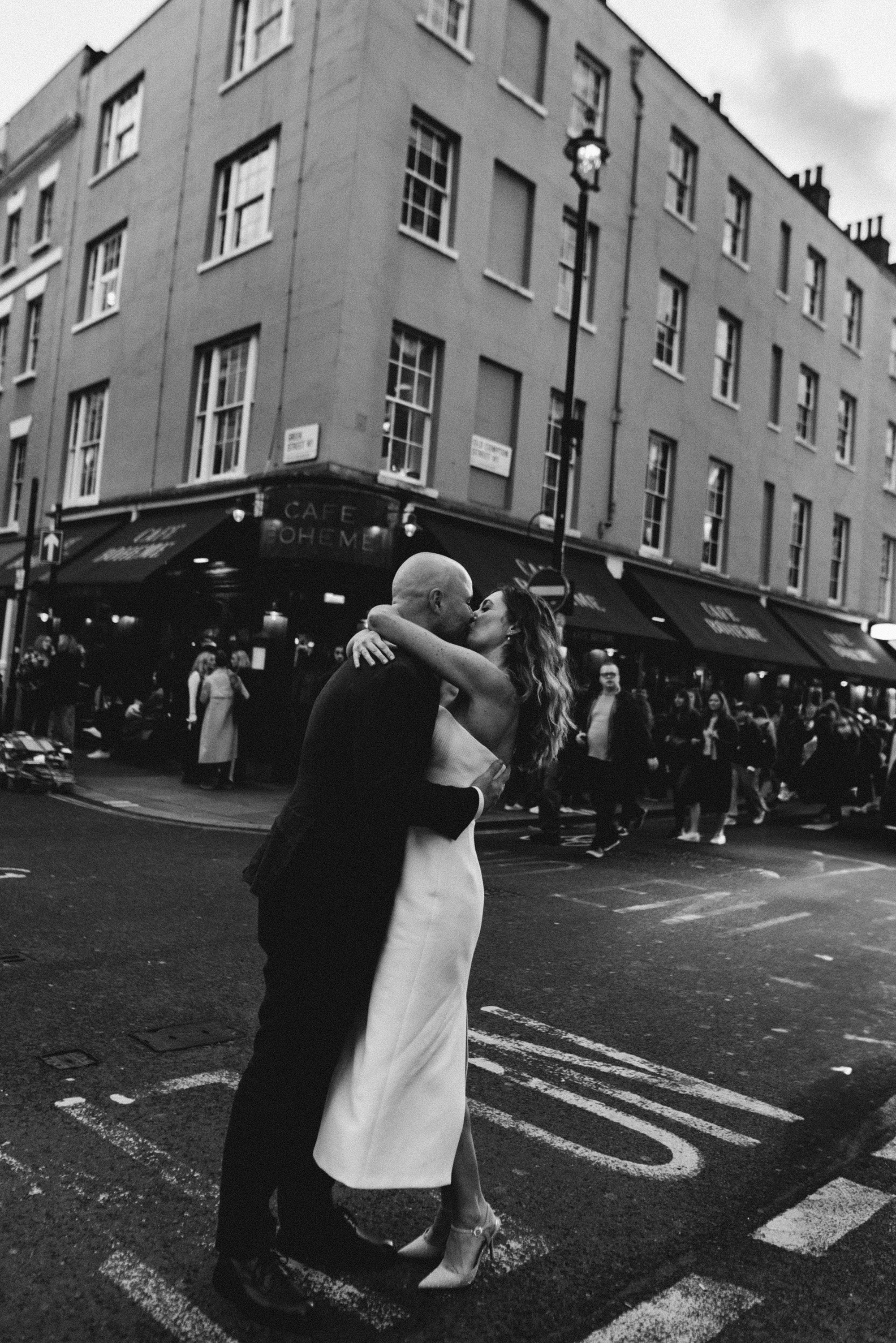 MJ Miss Bush Bridal London Wedding Union Club Soho The Chamberlins Film Medium Format Photography London Surrey 667 - A Chic & Modern London Wedding with a Nortier Dress & Cape MJ Miss Bush Bridal London Wedding Union Club Soho The Chamberlins Film Medium Format Photography London Surrey 667