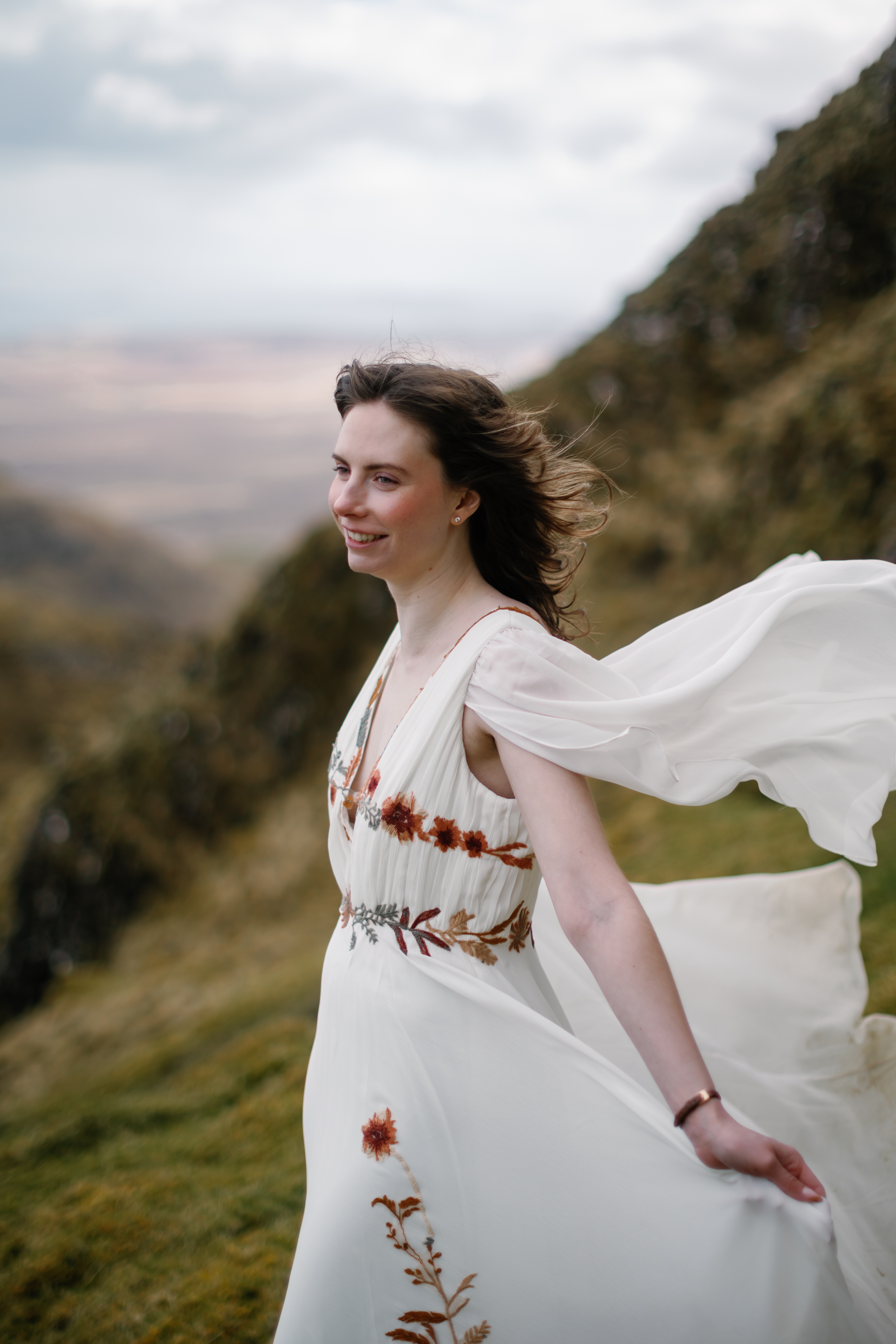 Oli and Steph Photography Miranda and Zach 190 - An Isle of Skye Elopement Planned in Just One Month, with a Floral Dress by Flora & Lane Oli and Steph Photography Miranda and Zach 190