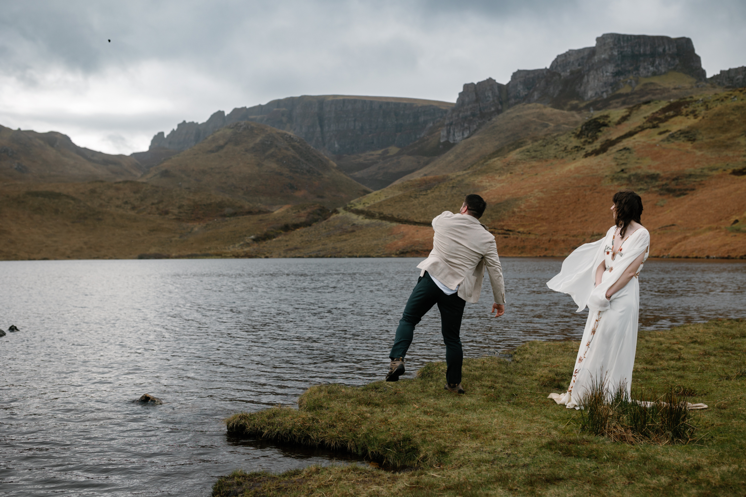 Oli and Steph Photography Miranda and Zach 199 - An Isle of Skye Elopement Planned in Just One Month, with a Floral Dress by Flora & Lane Oli and Steph Photography Miranda and Zach 199