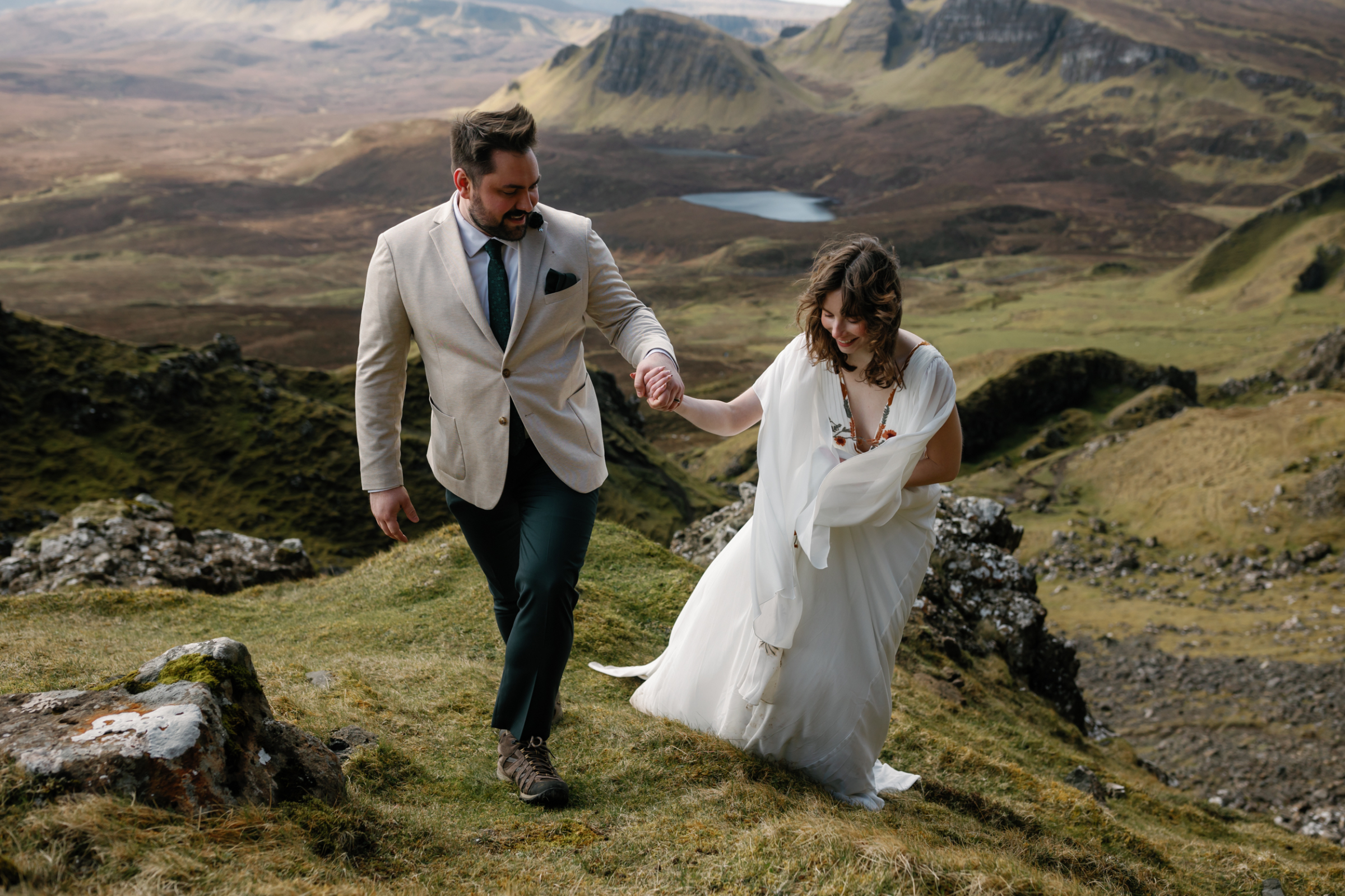 Oli and Steph Photography Miranda and Zach 73 - An Isle of Skye Elopement Planned in Just One Month, with a Floral Dress by Flora & Lane Oli and Steph Photography Miranda and Zach 73