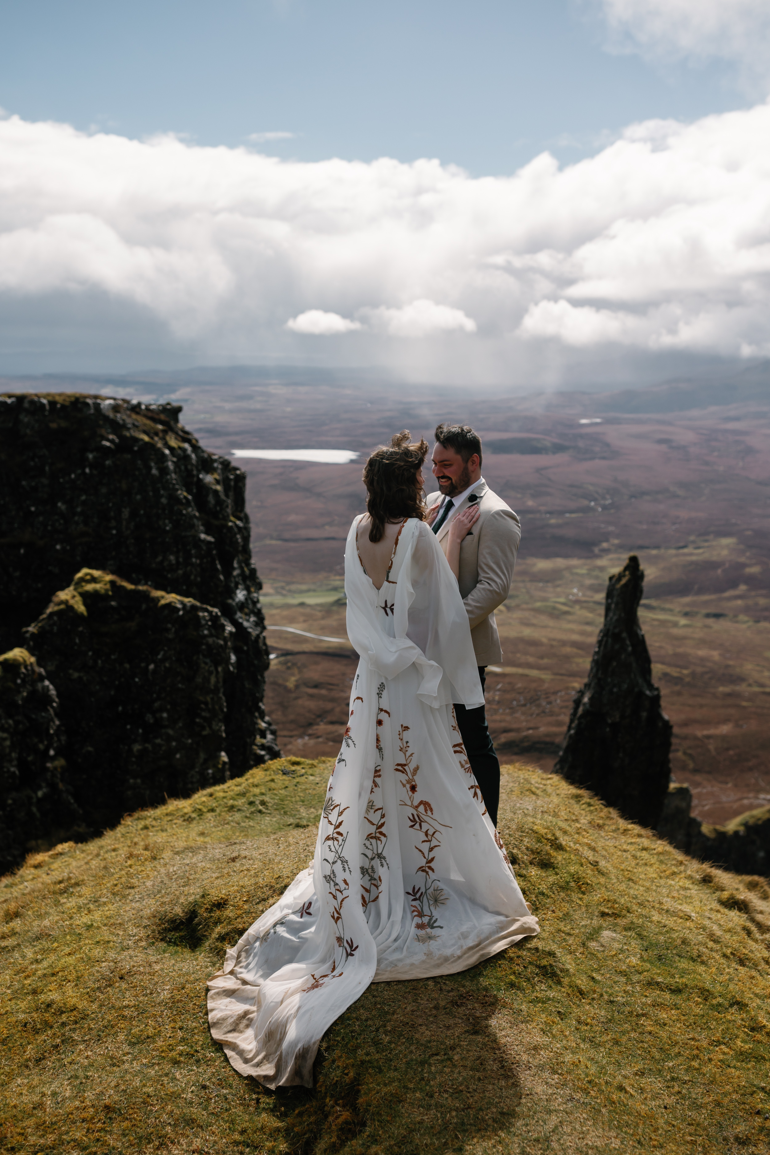 Oli and Steph Photography Miranda and Zach 91 - An Isle of Skye Elopement Planned in Just One Month, with a Floral Dress by Flora & Lane Oli and Steph Photography Miranda and Zach 91