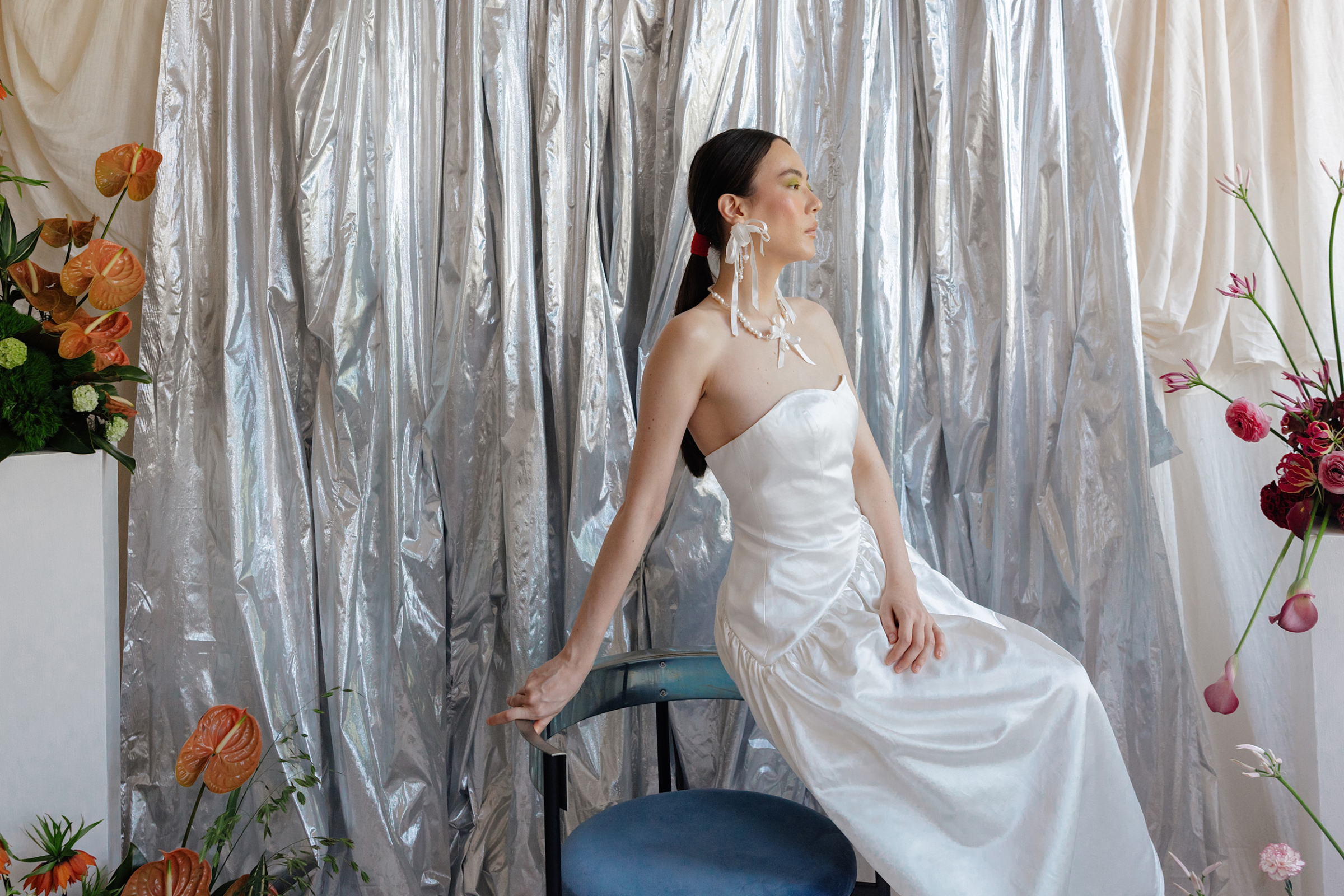 RLE Bride Studio Casso 055 1 - A Contemporary East Asian Inspired Bridal Fashion Editorial, Featuring RLE Bride RLE Bride Studio Casso 055 1