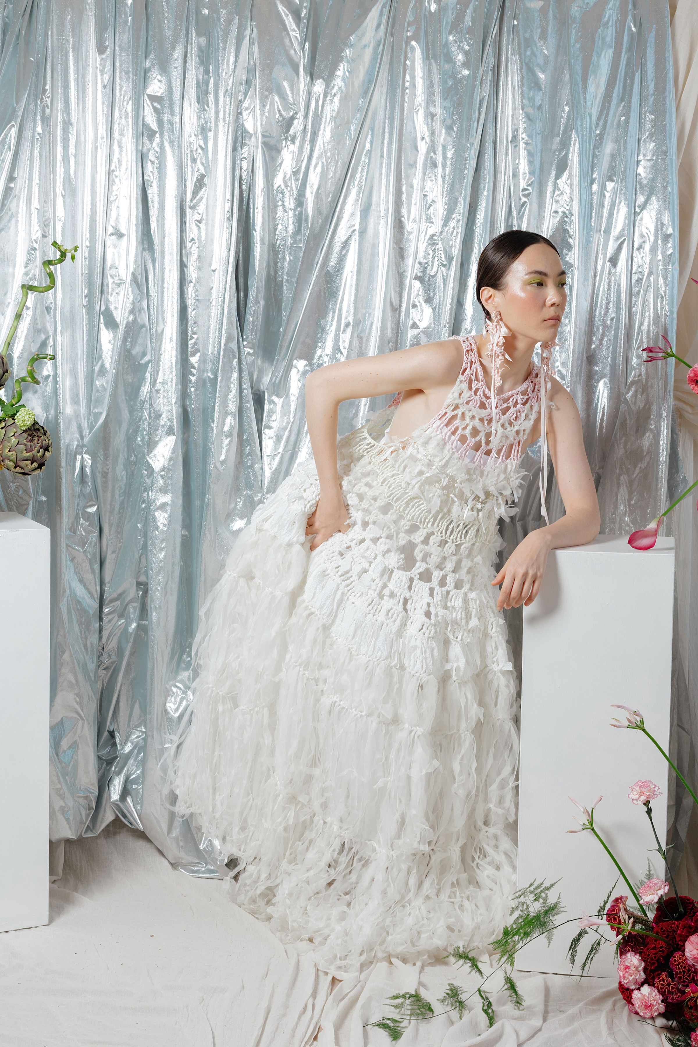 RLE Bride Studio Casso 201 - A Contemporary East Asian Inspired Bridal Fashion Editorial, Featuring RLE Bride RLE Bride Studio Casso 201